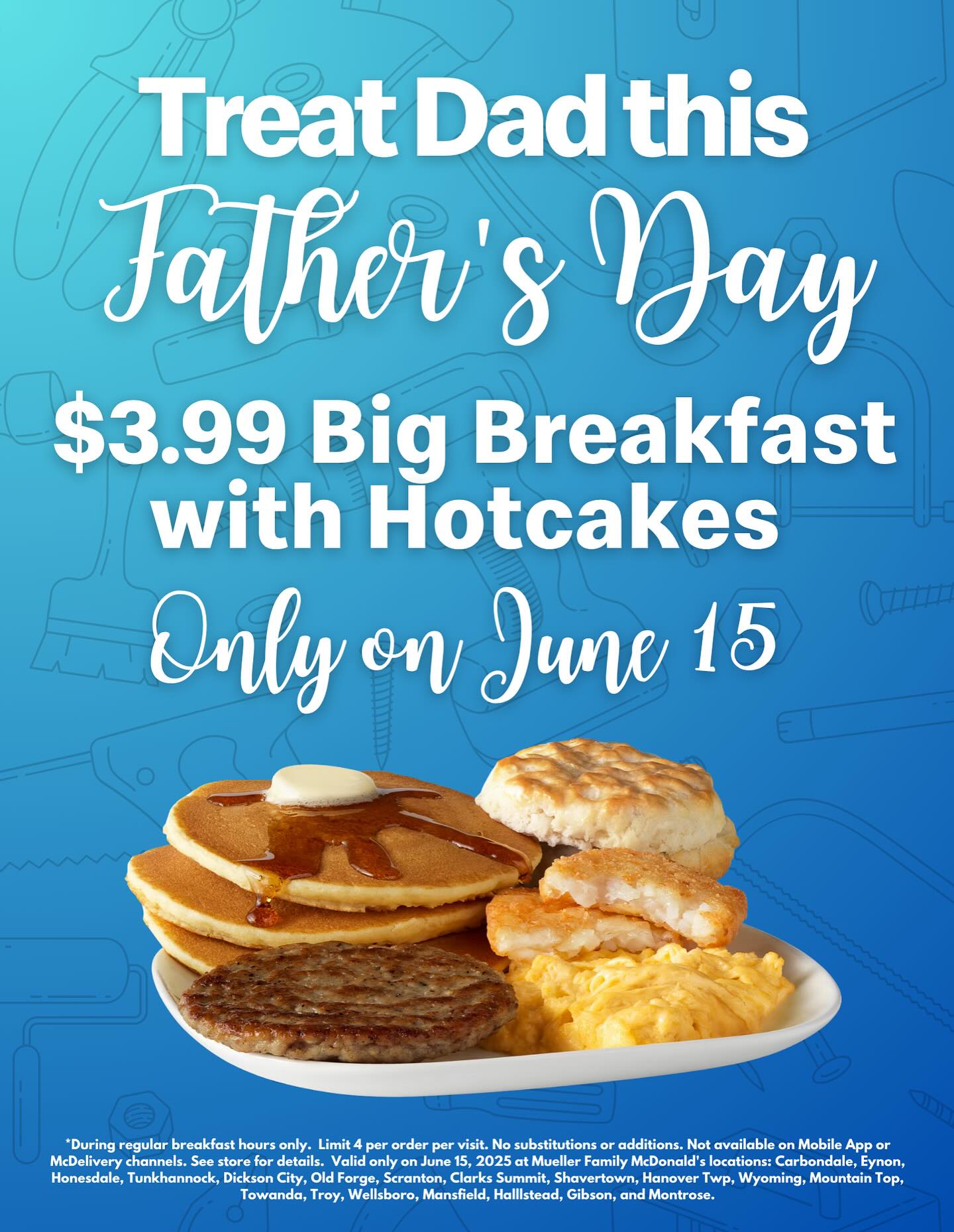#welovedads #celebratefathersdaywithus #muellerfamilymcdonalds #breakfastforchampions