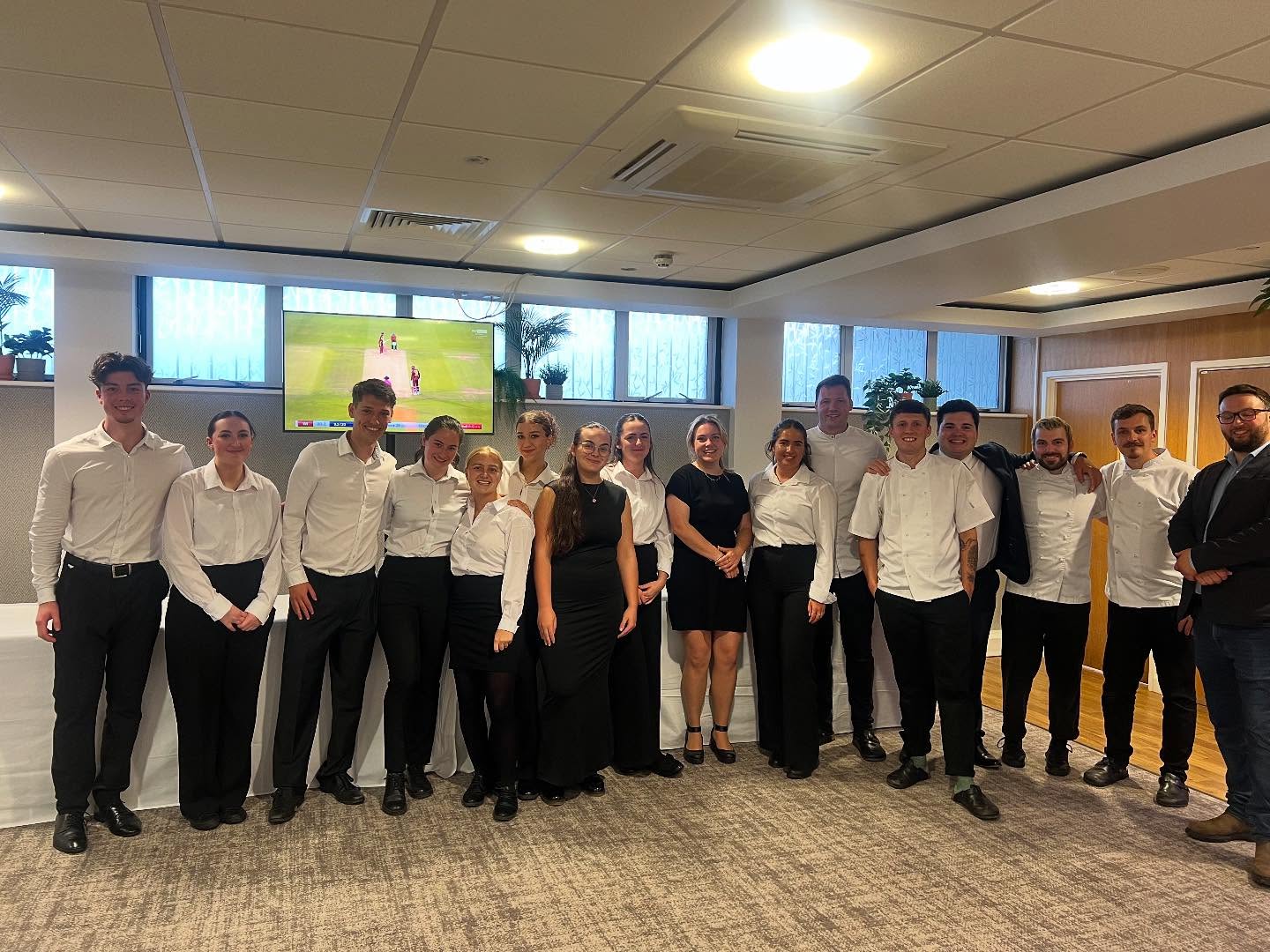 🏏 England T20 International @ Durham 🏏
We had a whole squad out in force from managers, supervisors and chefs to bar staff, waiting staff and KPs across all hospitality and retails areas for the England International last night!
Some also had the pleasure of working with Michelin star chef Tommy Banks and his team! 🌟
Cracking job as always from everyone involved! 👏