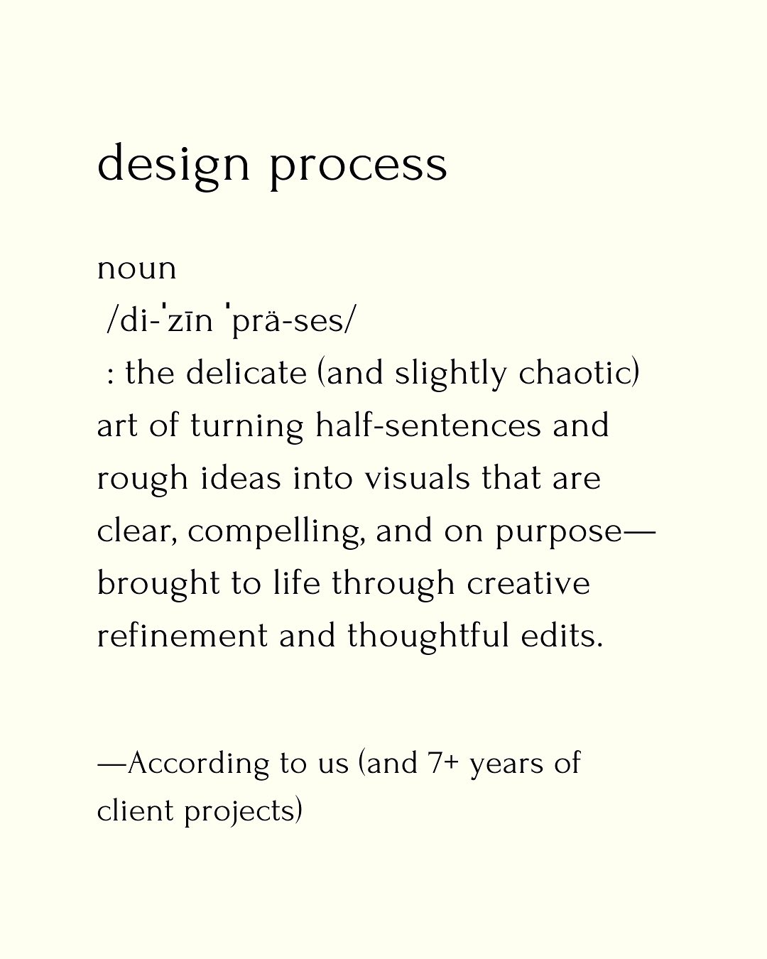 In the beginning, God started with “formless and void,” so we’re not too worried about the mayhem of your messy notes, half-formed thoughts, and scattered Pinterest boards. Creative chaos is kind of where the good stuff begins.
Swipe to see how our simple 4-step process shapes your ideas into a design that’s clear, compelling, and cohesive — and DM us to get a quote or ask questions!
Design doesn’t have to be overwhelming (insert The Jackson 5 ABC chorus here). 💃🏻
