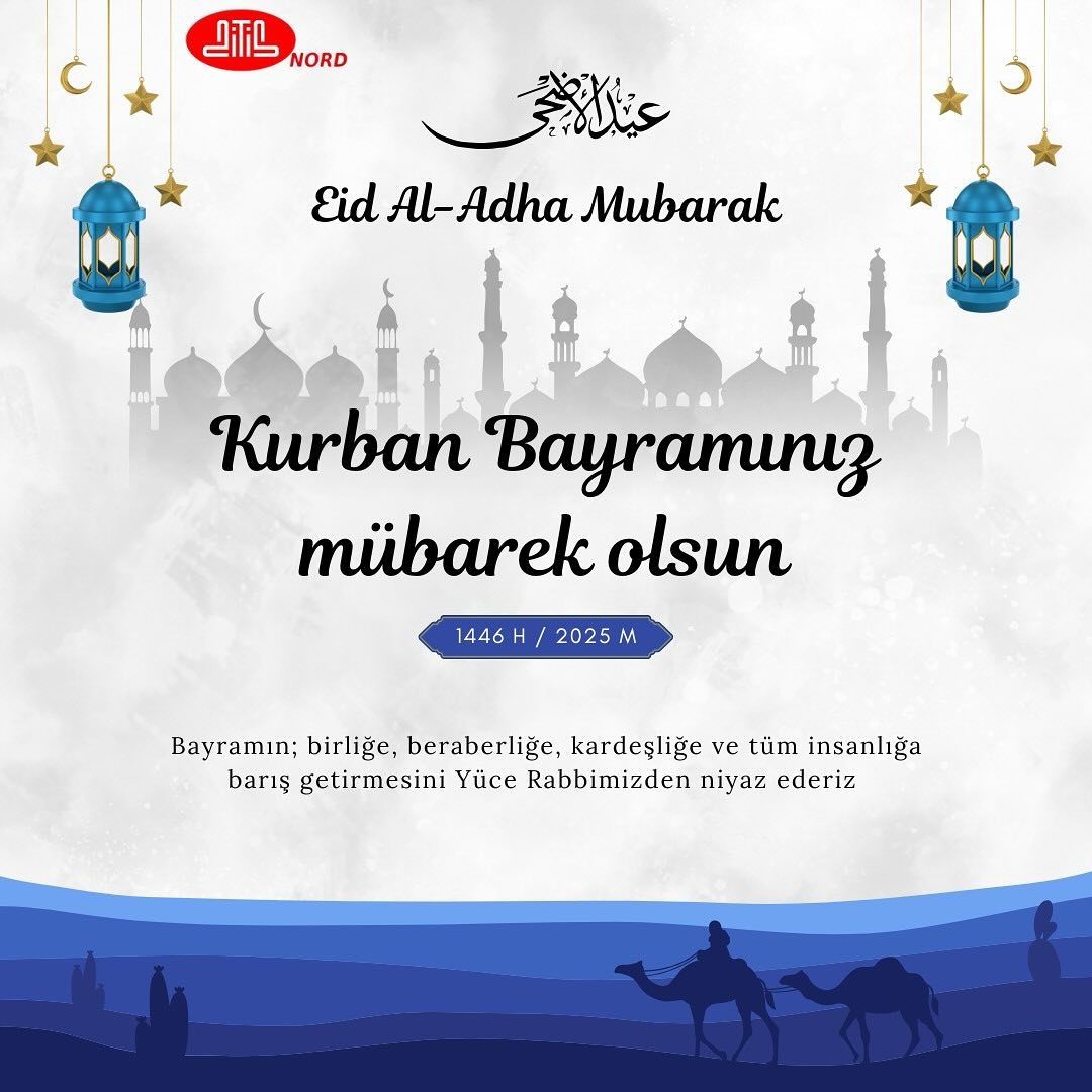 ✨Wir wünschen Ihnen ein gesegnetes Opferfest!
Möge das Opferfest Frieden, Brüderlichkeit, Zusammenarbeit und Barmherzigkeit für die ganze Menschheit bringen🤲🏽
#ditibnord #eidaladha #kurbanbayramı2025 #opferfest #Gemeinschaft #MuslimeinDeutschland
