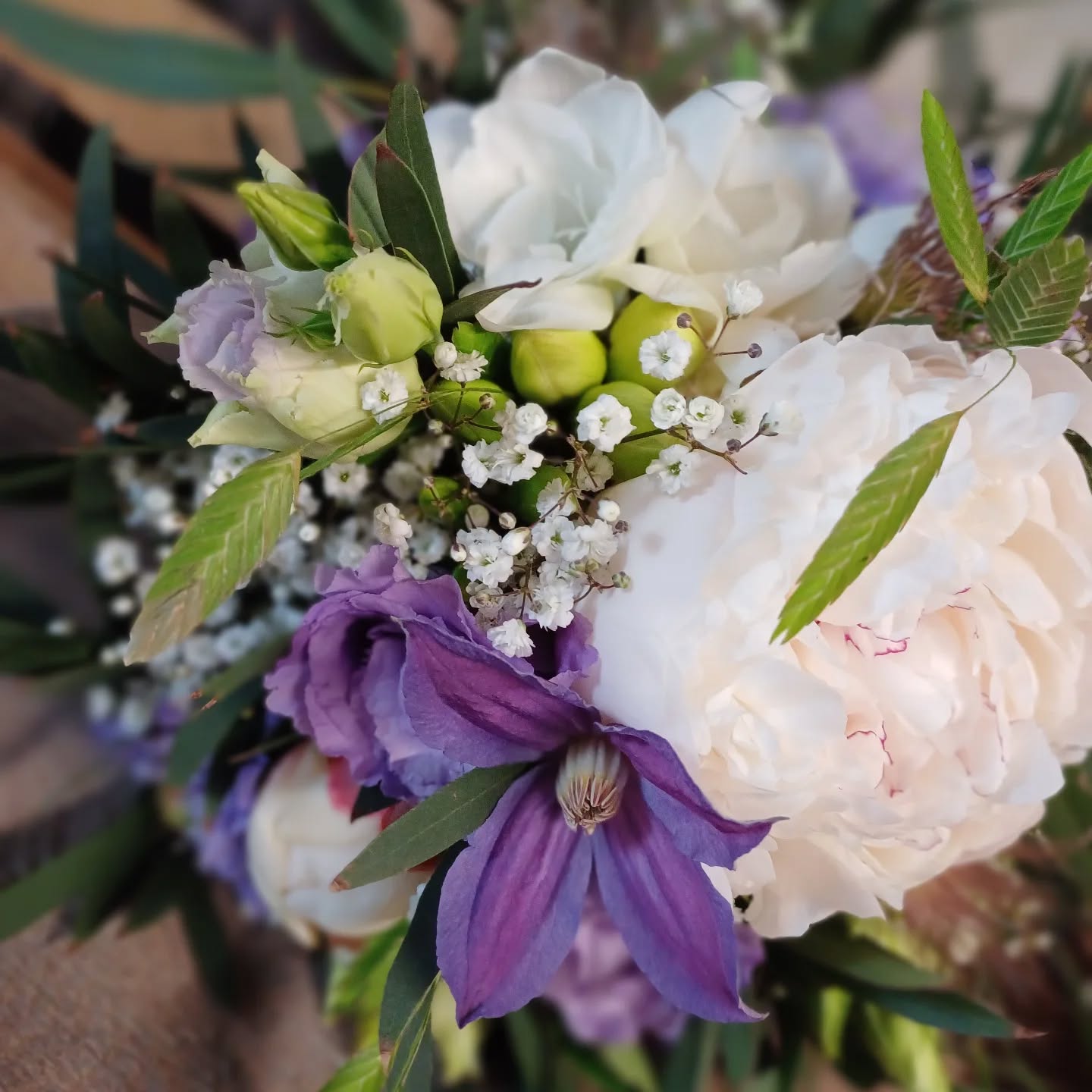 Bouquet de mariée et Boutonnière