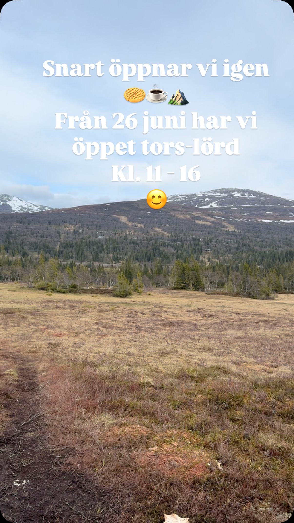 Nu längtar vi tills 26 juni då vi får slå upp dörrarna inför vår första sommar på Lillåstugan!
Vi kommer ha öppet tors-lörd kl. 11 - 16.
Hoppas vi ses till sommaren ☀️ ☕️ 🧇