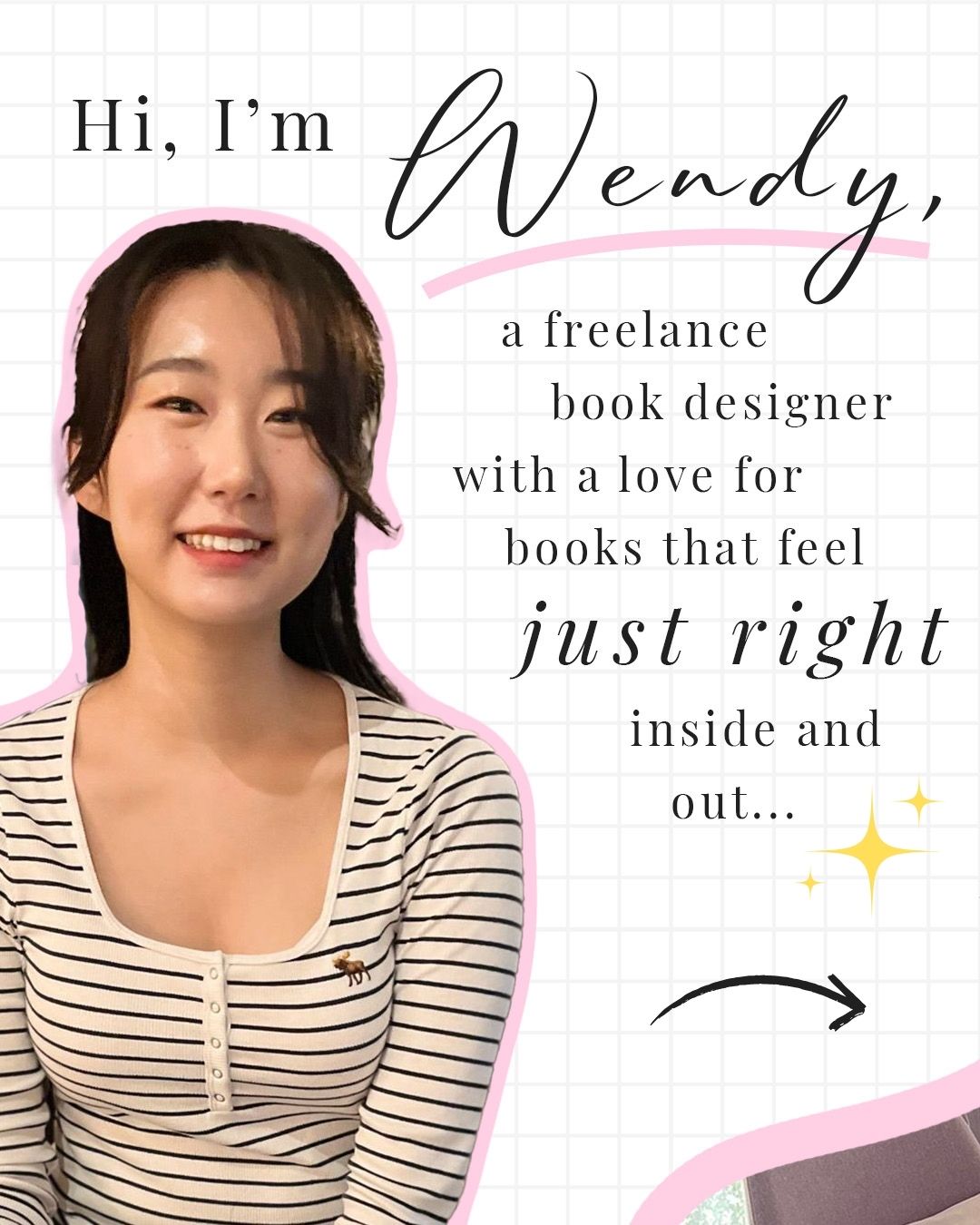 I don't think I've ever done one of these so here goes! 🫣
Hi, I’m Wendy 🤗 I'm a freelance book designer with a soft spot for cosy stories, thoughtful details, and the magic that happens when a book looks and feels juuuuust right - inside and out ✨
By day, I help self-published authors and indie presses bring their books to life through thoughtful, cross-genre cover and interior design 🎨 By night, you’ll find me somewhere between six half-read books, lost in a cosy game, or diving into another self-development rabbit hole 😌💕
I’m proudly self-taught and endlessly curious, which means I’m always learning new ways to help authors actualise their vision. I believe anyone with a story to tell deserves the tools and support to share it proudly 💪
Stick around for the behind-the-scenes of freelance life as I share my design journey, and of course, lots of pretty book covers. I’m so glad you’re here! ❤️