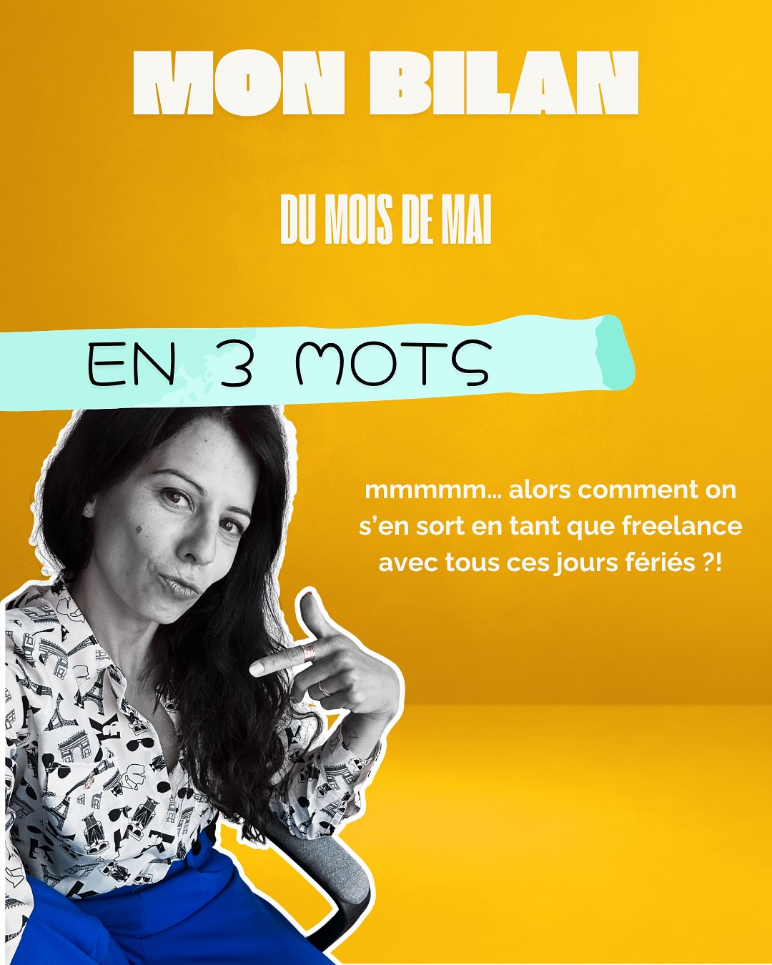 Bilan du mois de mai en 3 mots 😎
Un mois contrasté, mais intense :
✔️ 2 contrats signés, 1 partenariat en vue d’une belle collaboration
👻 Quelques prospects fantômes (vous aussi, vous les voyez ?)
⏳ Et beaucoup, beaucoup de patience… surtout les jours fériés où plus rien ne bouge.
Bref, le combo freelance de mai 😅
Et vous, votre mois de mai en 3 mots, ça donne quoi ? 👇
#freelance #prospect #viemaviedefreelance