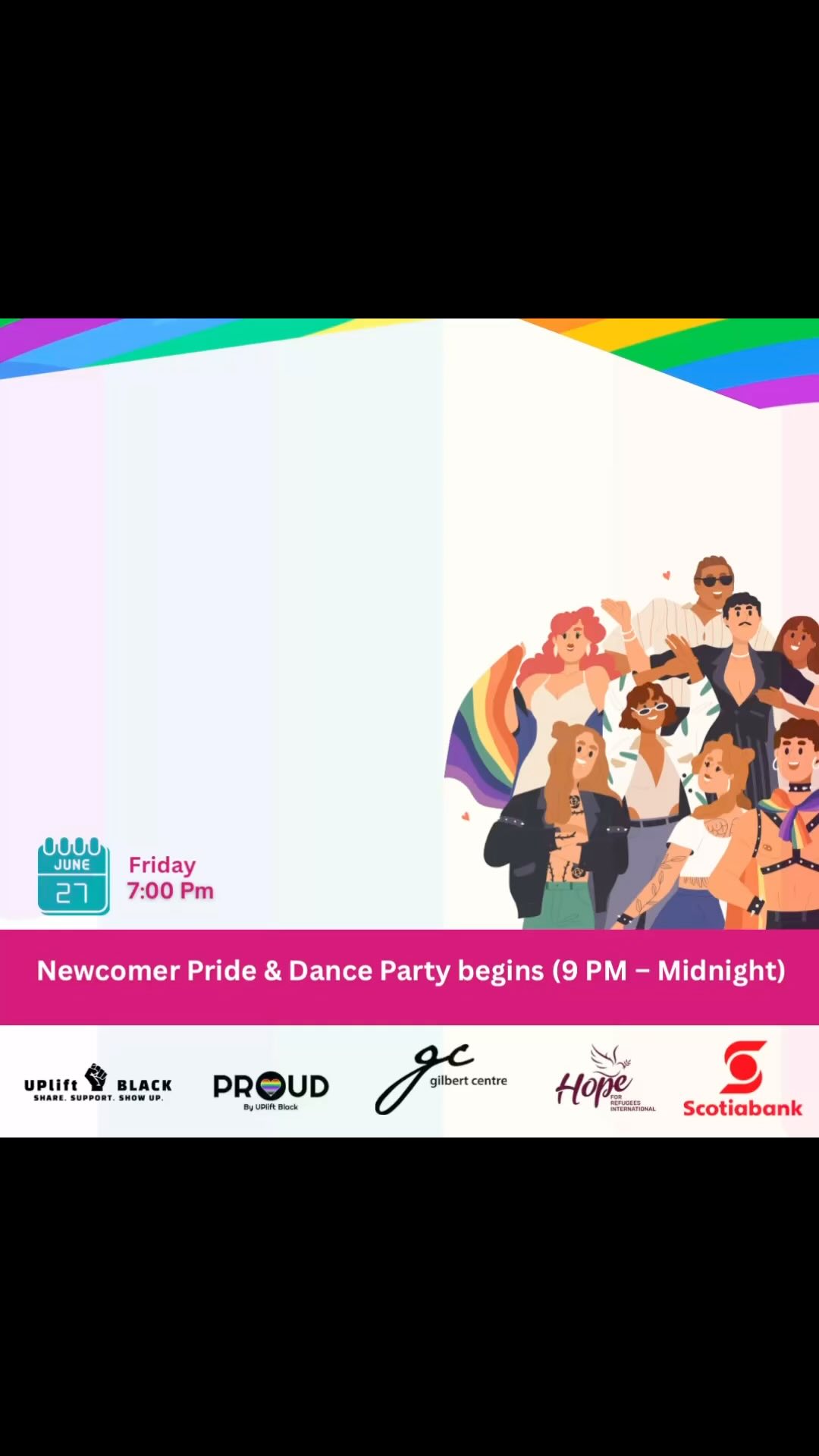 🌈✨ Queer Joy IS Resistance! ✨🌈
Get ready to vibe, celebrate, and dance your truth at our Pride Edition of Newcomer Night happening Friday, June 27, at the Uplift Black Studio! 💃🏾🏳️🌈
We’re serving up:
🥘 Community Dinner
🎤 Queer Power Panel 7pm
🎭 Games & Performances
🎉 Newcomer Pride Party (9:00PM–Midnight) with the hottest DJ mixes 🎶
🍹 Drinks on sale – all proceeds keep the lights on & our programs running strong
💥 Free. Inclusive. Electric.
Let’s honour our stories, celebrate our identities, and dance like we mean it.
Program starts at 7PM
Uplift Black Studio | Simcoe County: Uplift Black Studio, 12 Dunlop St E, Barrie
Party kicks off at 9PM
#UpliftBlack #QueerJoyAndResistance #Pride2025 #BIPOCQueerLove #NewcomerNight #SimcoeCountyPride #CommunityVibes