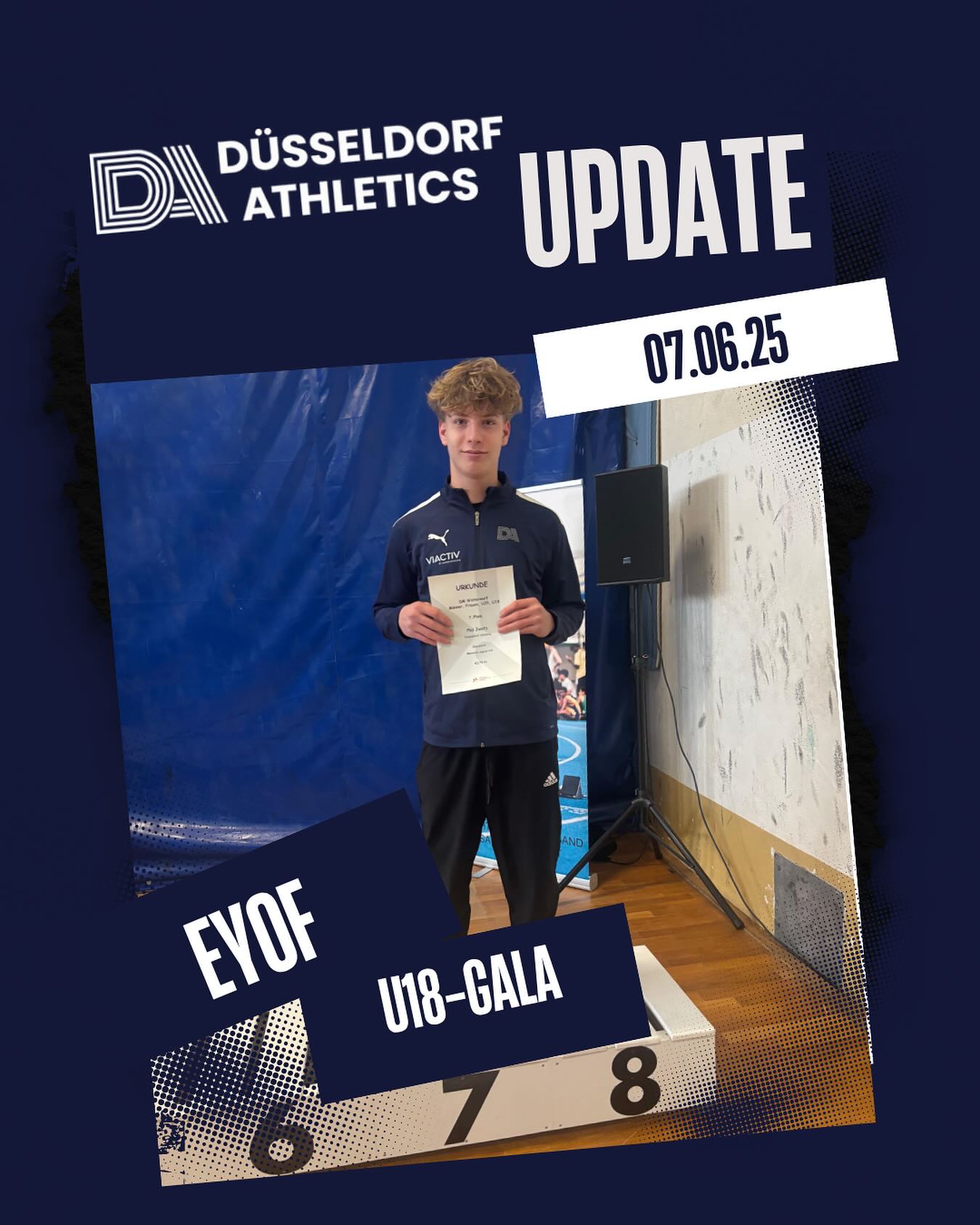 Bei der EYOF U18 Gala in Wetzlar konnten sich Phil Janitz und Angelika Karolidou im strömenden Regen überzeugend mit der deutschen U18 Spitze messen.
Phil startete im Weitsprung der MJU18 und Angelika sprang in der WJU18 Stab. Beide präsentierten sich in guter Form 🔥
#fasterhigherfurthertogether #u18gala #wetzlar #eyof