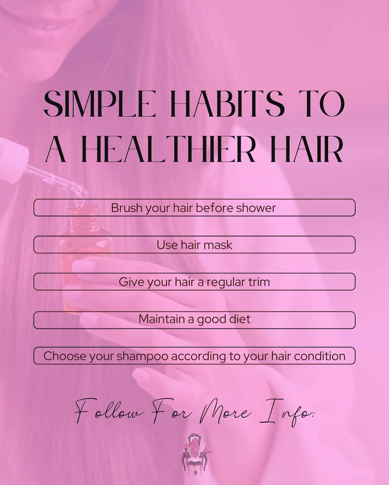 Follow my guidance and you will see the change in your hair! 💖
#hairguru