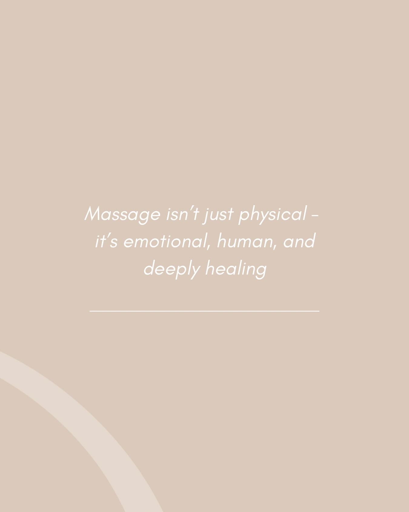 ✨“Massage isn’t just physical ~ it’s emotional, human, and deeply healing.” ✨
Massage is so much more than working out physical tension, it’s about creating space to reconnect with yourself.
It’s where the body softens, the nervous system calms and deeply stored emotions can finally and safely be heard.
✨ More than touch, massage is connection.
✨ More than relief, massage offers release.
✨ Every treatment is a quiet invitation to come home ~ to yourself.
In a world that rarely slows down, this is your reminder: you deserve to rest, to reconnect, to feel, and to heal. 💆♀️🕊️
#massagetherapywestsussex
#healingtouchwestsussex
#somatichealingchichester
#bodymindsoulholisticmassage
#nervoussystemresetchichester