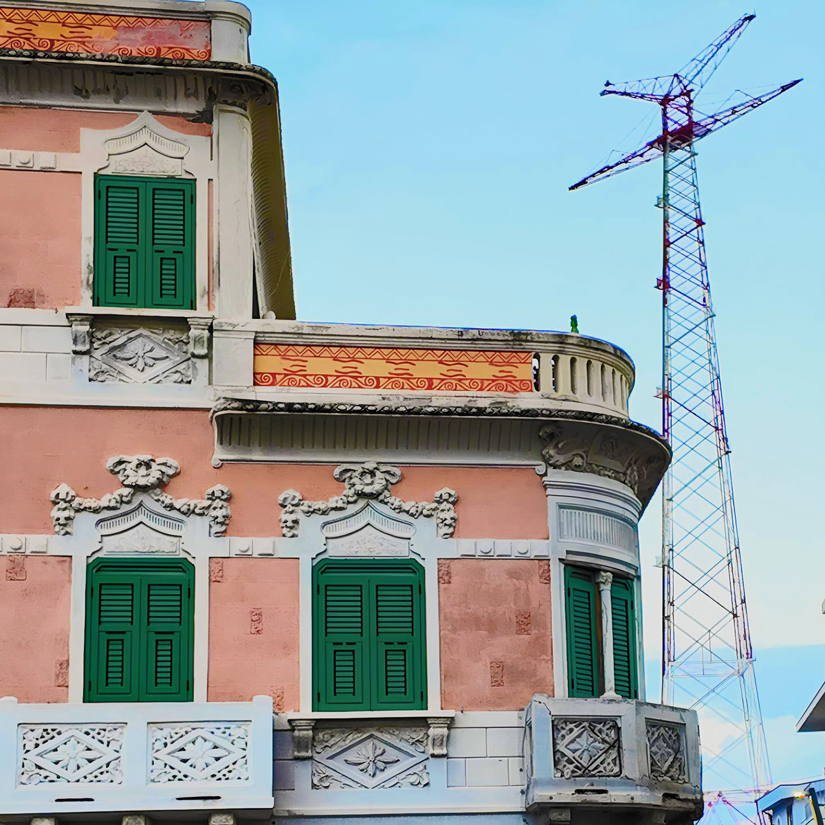Sicilian Liberty by the sea.
Pastel walls, sculpted details and green shutters, with the Pilone quietly rising in the background.
Torre Faro blends coastal charm and timeless elegance in every corner.
.
.
.
📸 @VisitCapoPeloro | Exclusive use – ask before sharing
.
.
.
#capopeloro #visitcapopeloro #torrefaro #torrefaromessina #pylon #ilpilone #messina #visitmessina #sicily #visitsicily #mediterraneanlife #libertystyle #sicilianliberty