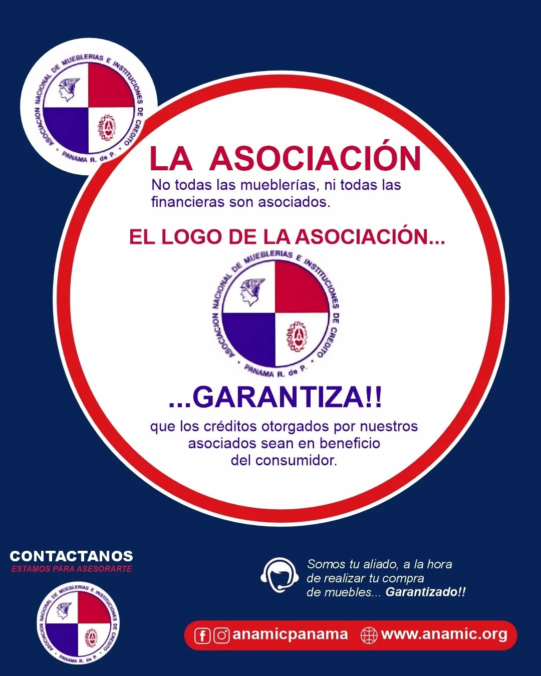🏡✨ ¿Pensando en amoblar tu hogar? Con ANAMIC, cuentas con el respaldo que necesitas para realizar una compra segura y confiable.
🔐 Donde veas nuestro logotipo, puedes tener la tranquilidad de que estás en buenas manos.
🚀 Innovamos constantemente para brindarte herramientas útiles y consejos que te permitan tomar decisiones financieras acertadas.
📲 ¿Necesitas más información o asesoría? ¡Estamos para ayudarte!
📞 Contáctanos:
📲 +507 6948-0489
☎️+507 220-2077
🌐 Conoce todos nuestros servicios y beneficios en: www.anamic.org
📱 Síguenos en Instagram: @anamicpanama
📌 En la Asociación Nacional de Mueblerías e Instituciones de Crédito, te acompañamos en cada paso para que elijas lo mejor para tu hogar.
#CompraSegura #ApoyoFinanciero #ANAMIC #MuebleríasPanamá #AsesoríaConfiable #CréditosResponsables #FinanzasInteligentes #ConfianzaGarantizada