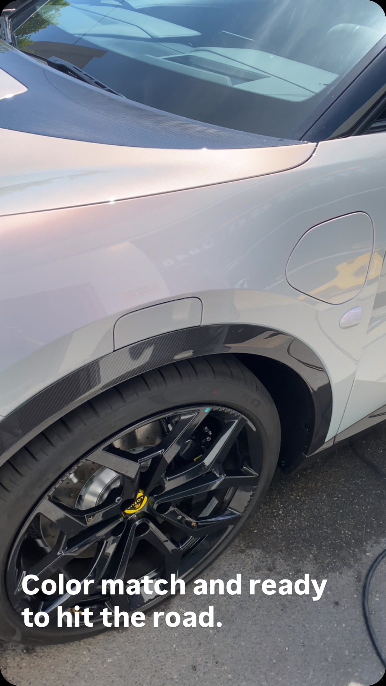 #mulhollandmotorsports #lotusbodyshop #lotuseletre #lotus #autobodyandpaint #newburypark