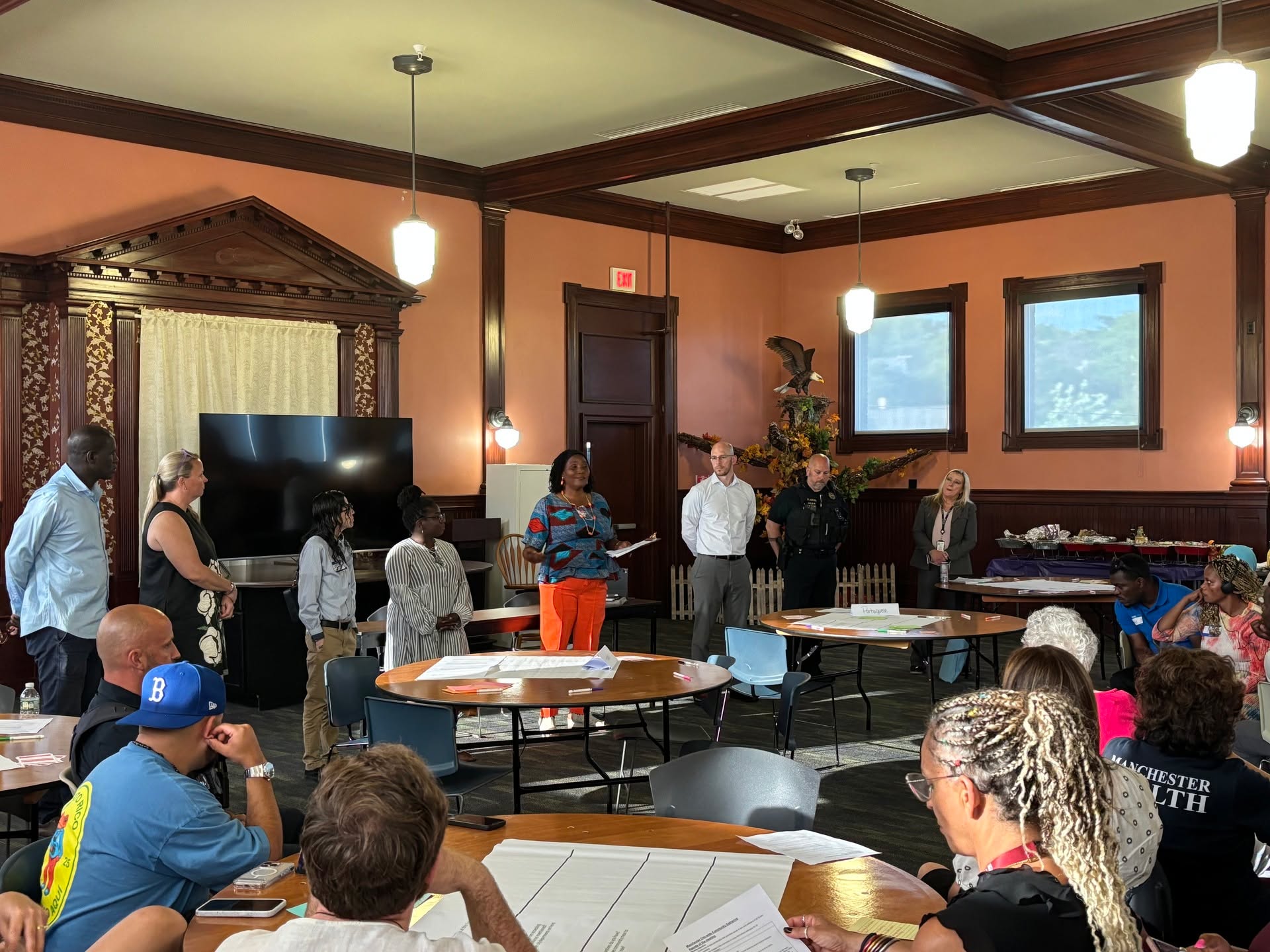 This past week, we held space for the Manchester community to gather, meet City officials, learn more about the functions of the various City departments, and brainstorm together ways in which Manchester can continue to best serve the community as a collective and improve life for all who call Manchester home!
This is just the first step in an intentional and exciting journey of the community making their voices heard. We are grateful to all who participated and grateful for all the exciting collaboration to come!
🤩🤩