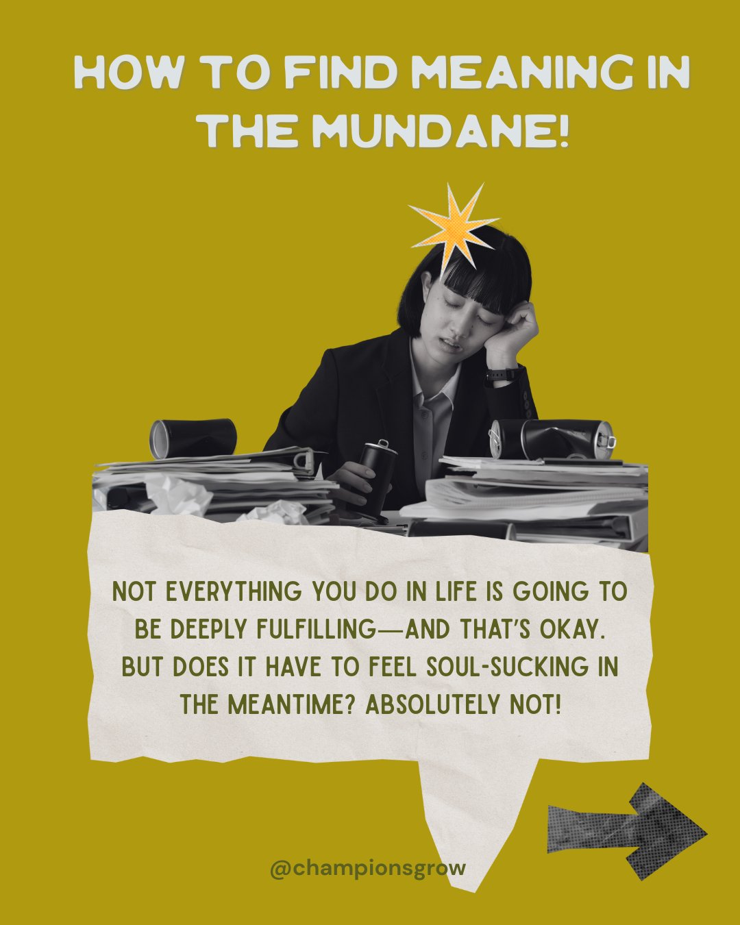 Let’s talk about finding meaning in the mundane.�..Not everything you do in life is going to be deeply fulfilling—and that’s okay. But does it have to feel soul-sucking in the meantime? Absolutely not.
Here’s the truth: You have to define what matters to you.�Because even in the most ordinary routines, there are ways to stay connected to yourself.
For me? I’ve learned I need a few key things to still feel like me:�☕ A good drink in hand (coffee, tea, matcha—something that feels like a ritual)�🤝 Real connection with people�🧠 A reason behind the why—why does my work matter, and how can I make someone’s life better through it?�🎉 One thing a day that fills my “fun tank”�🌱 Space to dream—don’t get stuck in the cycle, make room for growth�🙏 Gratitude—Eucharistos (Greek for “grateful”) literally rewires the brain. Wild, right?�🧘♀️ Time to care for myself—body, mind, soul�🚗 A change of scenery now and then to reset
Here’s something that changed the game for me:�I wrote a personal mission statement. A simple sentence that reminded me of who I am and how I want to show up—no matter what job I’m in.
Suddenly, even the “meh” seasons had meaning. I wasn’t just going through the motions—I had purpose.
So let me be your big sis for a sec:�Take time to define what you need to thrive. Write your own mission statement. Ground yourself in something deeper.
And if you need help figuring it out, I’d love to help. 💛