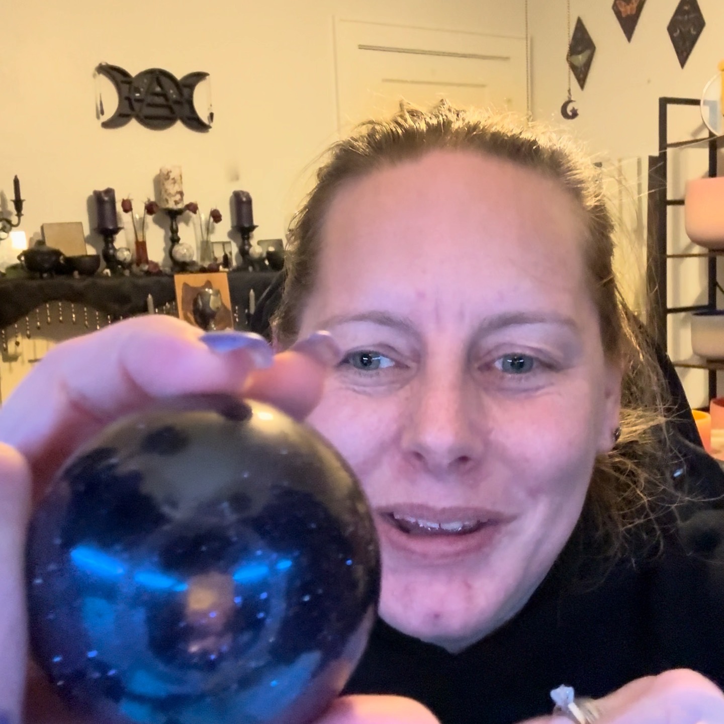 Blue Goldstone! I could stare into these spheres forever! come learn more over at my YouTube channel!!