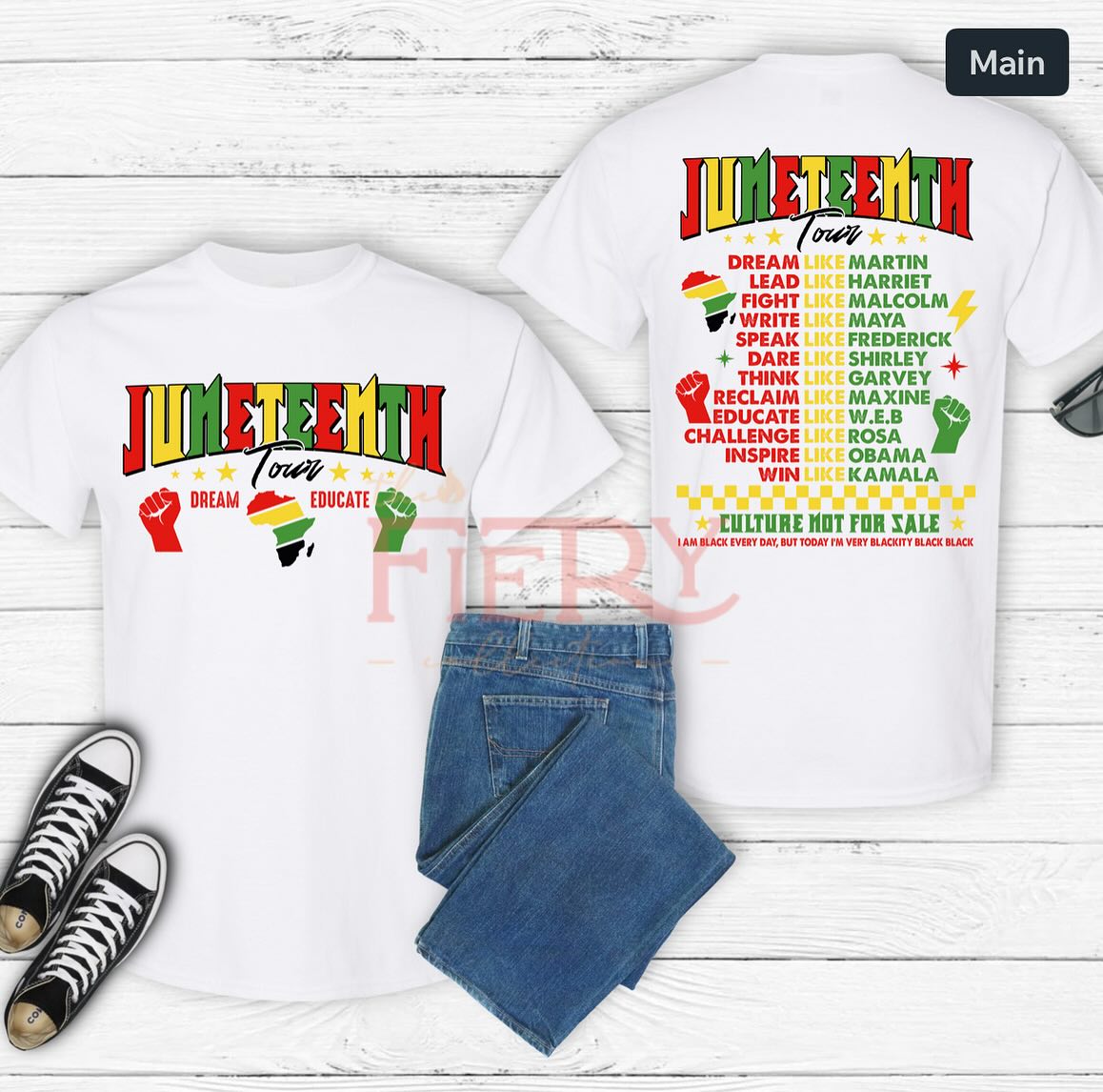Do you have your Juneteenth tee yet? @thefierycollection has some options for you and if there is something you want but don’t see it here, message us…we can make it for you. Link to website in bio ⬆️
#Juneteenth #CustomTees #Juneteenth2025 #TFC