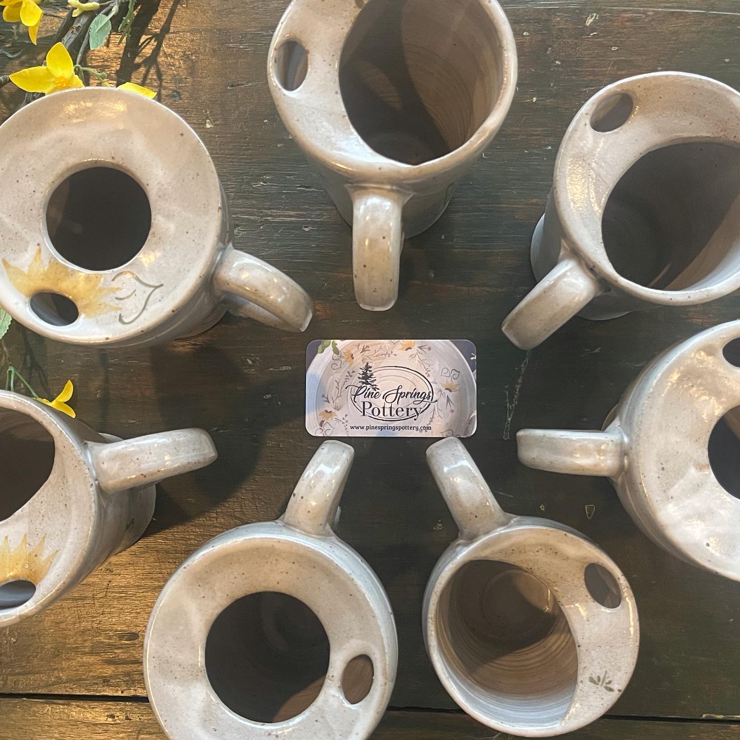 What in the world am I up to now?
I’ll have a half dozen of these travel mug experiments at the SummerFest Pop-Ups tomorrow. Each is one of a kind. #servebeautifully #potteryexperiments #heirloomquality #mindfullymade #madebyhand #artisan #rusticmodern #farmhouseinspired #stoneware #homewares #dinnerware #chooselovely #pottery #potterygifts #PAWildsmade #visitclarioncounty