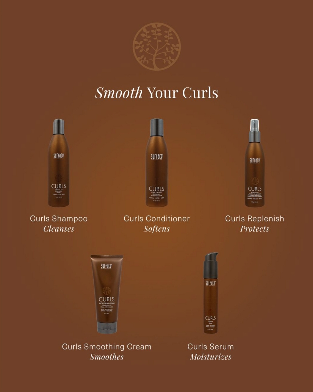 Curls that slay start here ✨ Smooth, soften, cleanse, protect & hydrate your beautiful curls – all in one perfect routine.