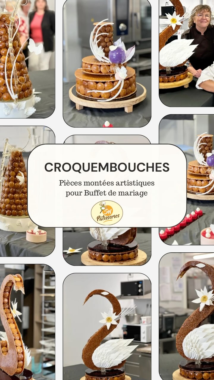 Pièces montées artistiques - buffet de mariage
Clap de fin d’une superbe formation chez Cyril San Nicolas à Cavignac
Création de pièces montées artistiques pour buffet de mariage.
Le but : avoir une superbe pièce centrale et offrir autour un buffet d entremets, petits gâteaux, choux faciles à servir et qui raviront tous les palais
Une formation intense et toujours et encore des moments de partage formidables
Merci Cyril, merci Audrey Roit
Merci Celine pour le buffet
Merci mes deux copines d’aventure, Melanie et Camille. Au plaisir de vous revoir bientôt 🙏😘💐