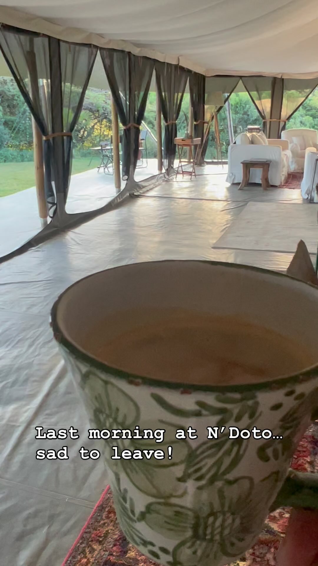 A look at the lounge at N’Doto. Fabulous place! #travelerapartners #offbeatsafaris #travelblogger #virtuosotravel #luxurytravel