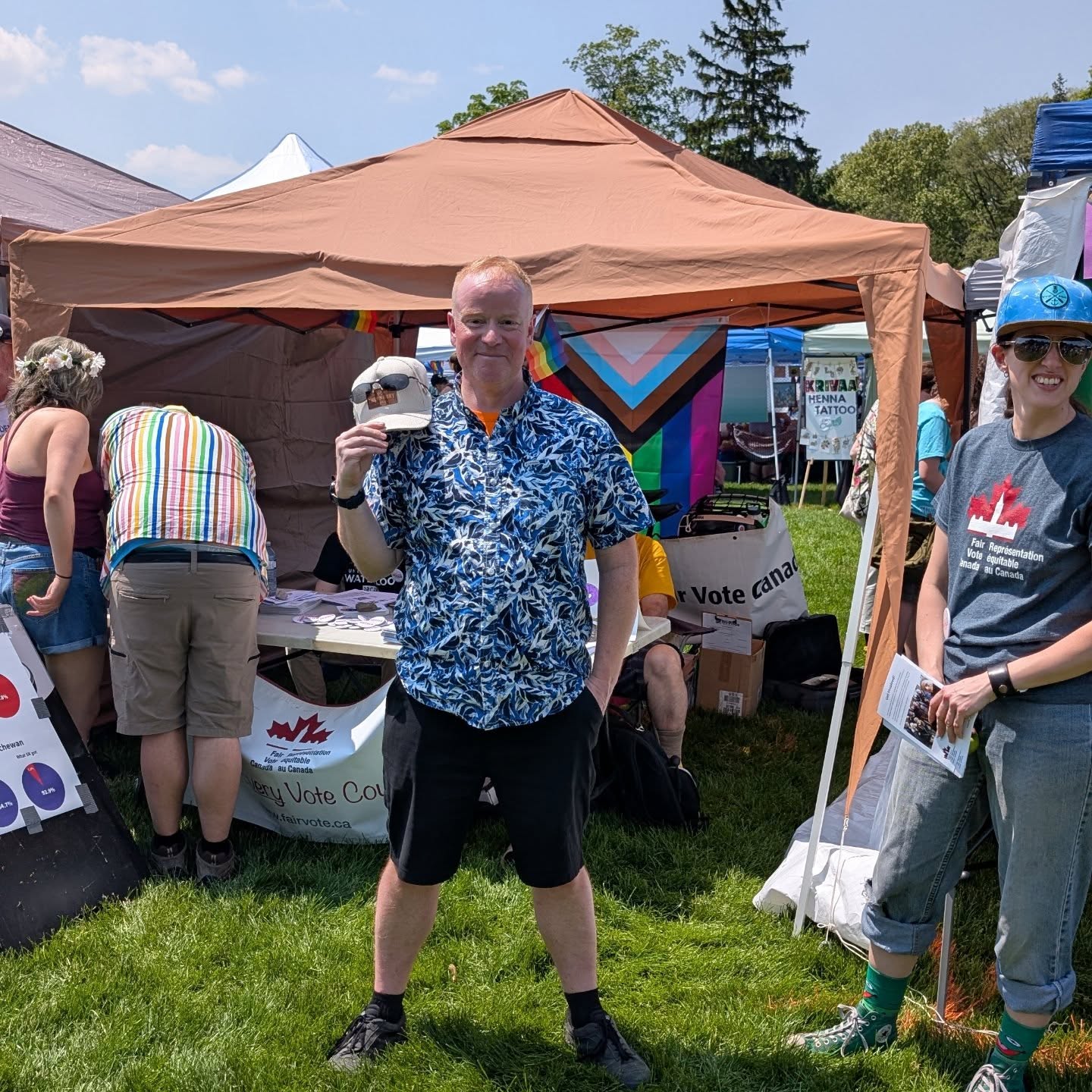 It's @tripridekwc...
And while you're there with all the lovely people, stop by the @fairvotekw table...
Talk about ways to fix our broken election systems.