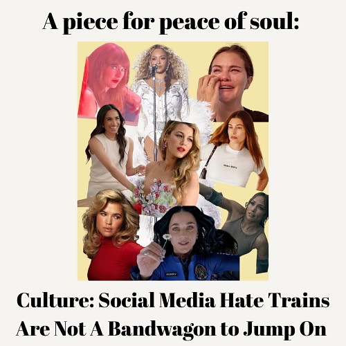 This Sunday‘s piece for peace of soul 👩💻 this specific topic has been on my mind for months and was one of the reasons I decided to start this blog. Social media is kinda giving bullying and people seem to love it, especially when it concerns people who grew too big for our liking. I am not a fan of this mentality, not because celebrities need to be put on a pedestal, but I worry what it says about us, as a society. And on a more personal note, specifically concerning the peace of our soul, is it good for us? Click the link in bio to read the article and find out more.