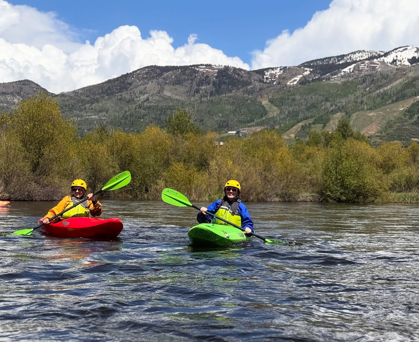 🛶 Come Join Us on the Yampa River!
Whether you’re a total beginner we’ve got lessons and guided trips daily or ready to rent a kayak and do your own thing we offer 24 hour rentals
All equipment is included with lessons and rentals: Boat, PFD, Paddle, Helmet, Wet suit
We offer shuttles on the Yampa for Rentals: Drop off at River Creek Park pick up at The Transit center
We have:
Inflatable kayaks – for the nervous (a.k.a. comfort-first cruisers)
Sit-on-top hardshells – for the mildly adventurous
Sit-inside whitewater kayaks – for the “hold my paddle, I got this” crowd
Kids 8 and up can paddle in their own kayak,
Under 8? No worries — ride safe in a double kayak with an adult.
📞 Call to book: (970) 879-8794
🔗 Or book online at MountainSportsKayak.com <https://www.mountainsportskayak.com/>
#steamboatspringscolorado #strawberryparkhotsprings #steamboatsprings #yampariver