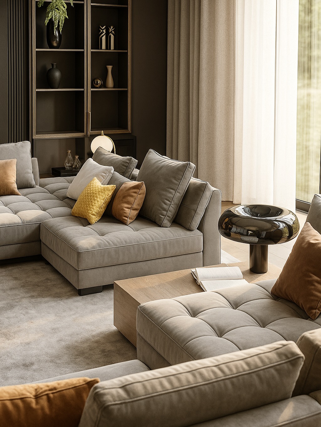 Itâs rainy in Charleston, so letâs warm our soul with my interiors. â¨Modern Warmth, Timeless Eleganceâ¨
I designed this living space to feel like a sanctuaryâwhere modern lines meet soft textures, and natural light flows freely. From the plush neutral seating to curated accents and sculptural lighting, every detail was chosen to create calm, comfort, and cohesion.
Earthy tones. Layered textures. A touch of gold.
This is luxury that feels like home.
Which corner would you curl up in first?
#InteriorDesign #ModernLiving #LuxuryInteriors #HomeInspiration #SoftMinimalism #DesignDetails #NeutralPalette #ArchitecturalDigest #InteriorStyling #CozyLuxury
