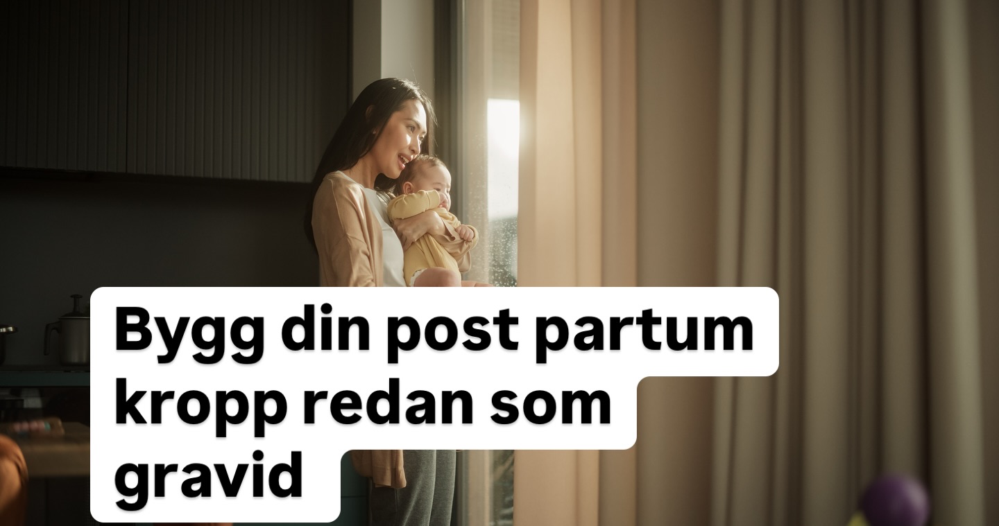 Och då menar jag inte bara gymträning…
Det finns så mycket olika saker, i vardagen och i gymmet som förebygger, stärker och förbereder dig på livet som nybliven mamma.
1. Hitta knipet i både bäckenbotten och magen i olika styrkor.
1. Träna både långsamma och snabba muskelfibrer, både i vardagen och gymmet som skapar en bra balans för att stärka hållning och minska smärtor.
3. Lär dig hur du ska sova, sitta vid skrivbordet, ställa dig från stolen samt rörlighetsövningar anpassade för gravida.
Efter förlossningen börjar vi med att hitta knipet igen (oavsett om du fött vaginalt eller med kejsarsnitt) Det gör vi för att coren är din stabilitet för rörelse och den behövs verkligen nu.
Så investera i din graviditet och hämta hem det efter förlossning genom att redan ha en plan.
Klicka på länk i bio för att läsa mer om hur jag kan hjälpa dig.
#gravid #gravidträning #holistiskhälsa #rörlighet #smärtfri #pt #corefunktion #core #postpartum #träningefterförlossning #träningeftergraviditet