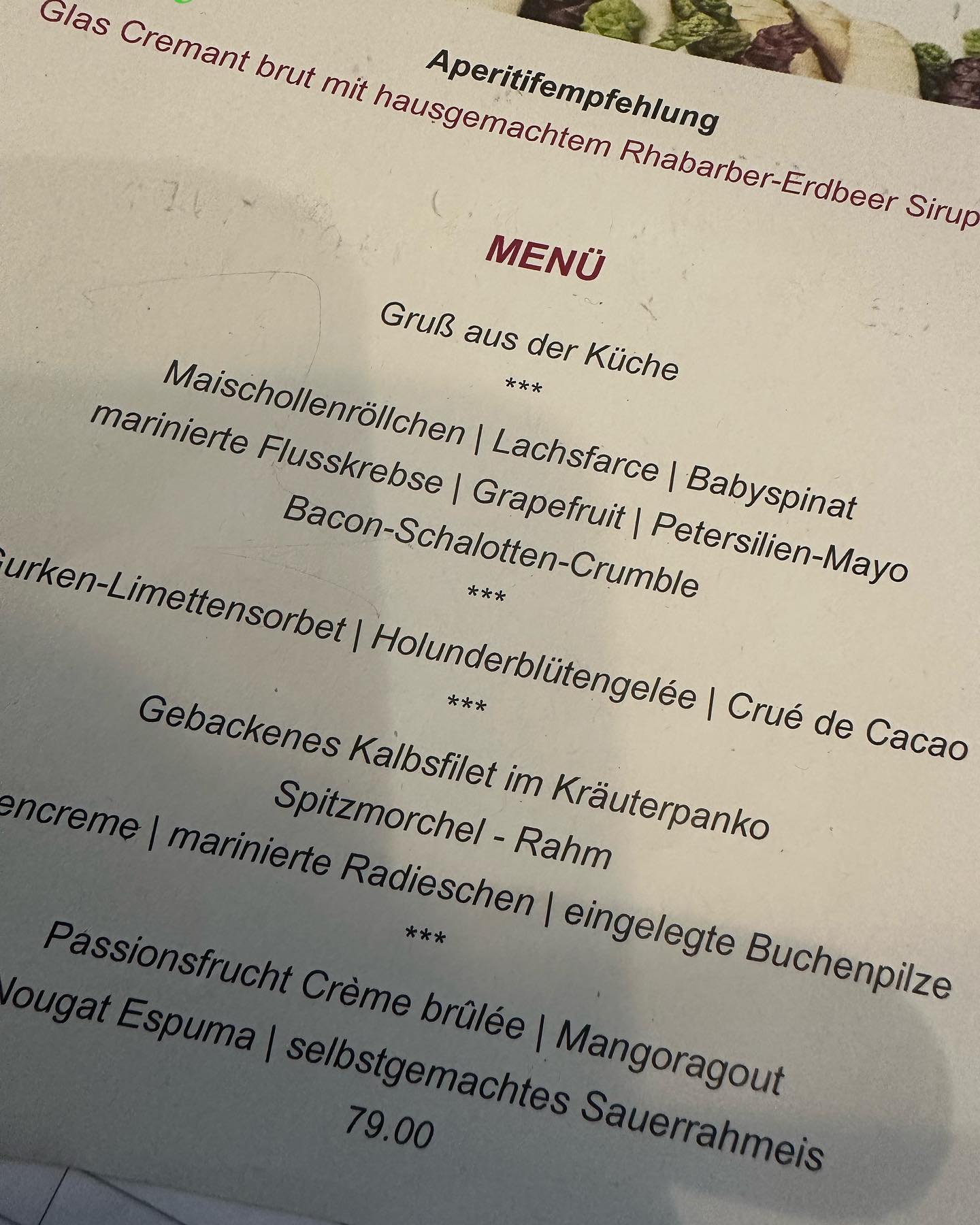 PFINGSTMONTAG kurzfristig noch zwei Tische frei