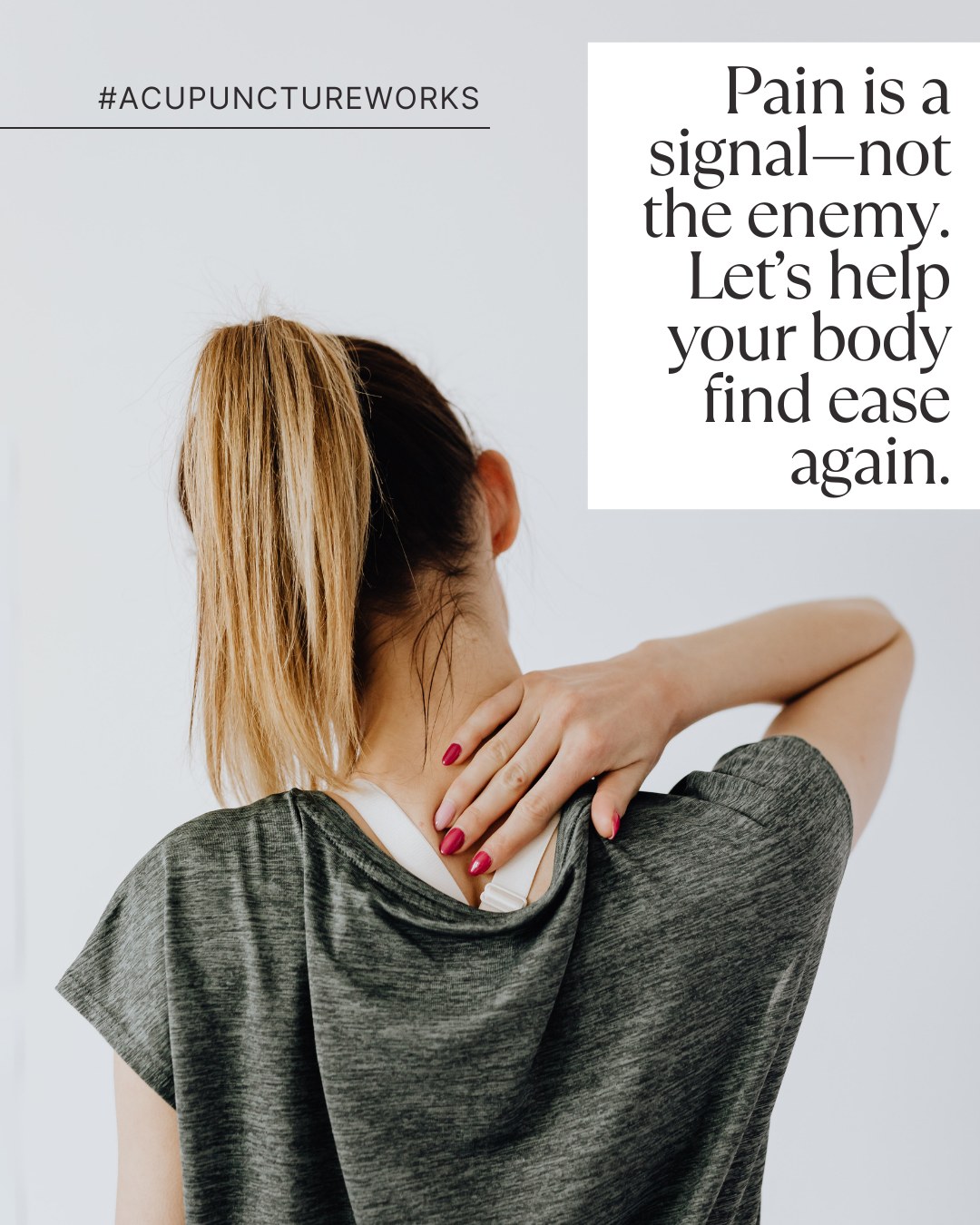 Pain Is a Messenger—Let’s Listen, Not Just Silence It
In Traditional Chinese Medicine (TCM), pain isn’t just something to suppress—it’s a signal. It’s your body’s way of saying, “Something’s not flowing. Something needs care.”
Whether it’s acute or chronic, physical or emotional, pain is often a sign of stagnation—of Qi (energy) or Blood not moving the way it should. That stagnation can show up as:
✔ Sharp or stabbing pain
✔ Burning or inflamed areas
✔ Dull, achy tension
✔ Migraines, joint pain, nerve pain, muscle stiffness
TCM pain management focuses on: ✔ Restoring circulation
✔ Releasing tension
✔ Calming inflammation
✔ Supporting the body’s natural healing response
✔ Addressing the root cause—not just the surface symptom
Acupuncture, electroacupuncture, cupping, moxa, and herbal medicine can all be used to move what’s stuck, relieve pain, and support deep healing—without numbing your body or overriding its signals.
You don’t have to live with chronic discomfort. You don’t have to “push through.”
✨ There’s a gentler, more intelligent way to help your body feel better—from the inside out.
#PainRelief #TCM #Acupuncture #HolisticHealing #ChronicPainSupport #QiFlow #TraditionalChineseMedicine