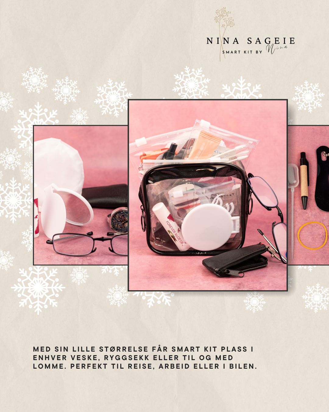 🧳✨ Smart Kit – alt du trenger, på ett sted!
Enten du skal på storbyferie, til fjells, på telttur eller bare en spontan helgetur, så er det én ting som alltid redder dagen: Et smart lite reisesett 🙌
Sendt meg en PM for bestilling, eller en SMS til tlf: 95889215