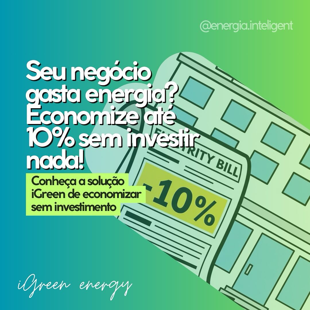 Você pode economizar até 15% na conta de luz com a solução da iGreen. Basta fazer a adesão GRÁTIS! Sem equipamentos, sem investimento, sem obras, só com o cadastro da conta. 🔋
E ainda ganha acesso ao melhor clube de descontos do Brasil, válido em mais de 60.000 estabelecimentos e principais marcas! 🤑
Entre no site da Bio e saiba mais ☀️
#desconto #energiasolar #conta #luz #economia #economizar #clubededesconto #igreen #energy #descobrir #viral #energiarenovável #energialimpa #negocio #empresa