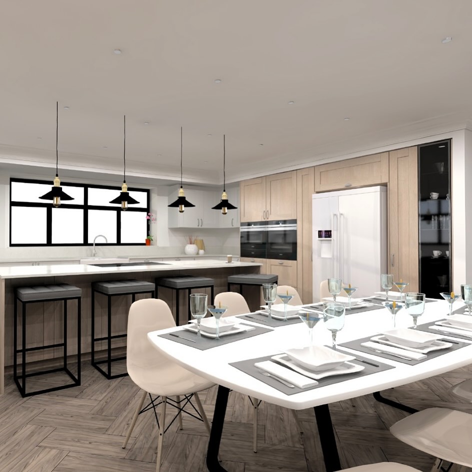 ✨ Designed for entertaining, this light-filled, open-plan space embraces a soft neutral palette to create a timeless blend of functionality and elegance.
#interiordesign #openplanliving #neutralpalette #sophicatedspaces #kitchendesign #lucyvictoriadesigns