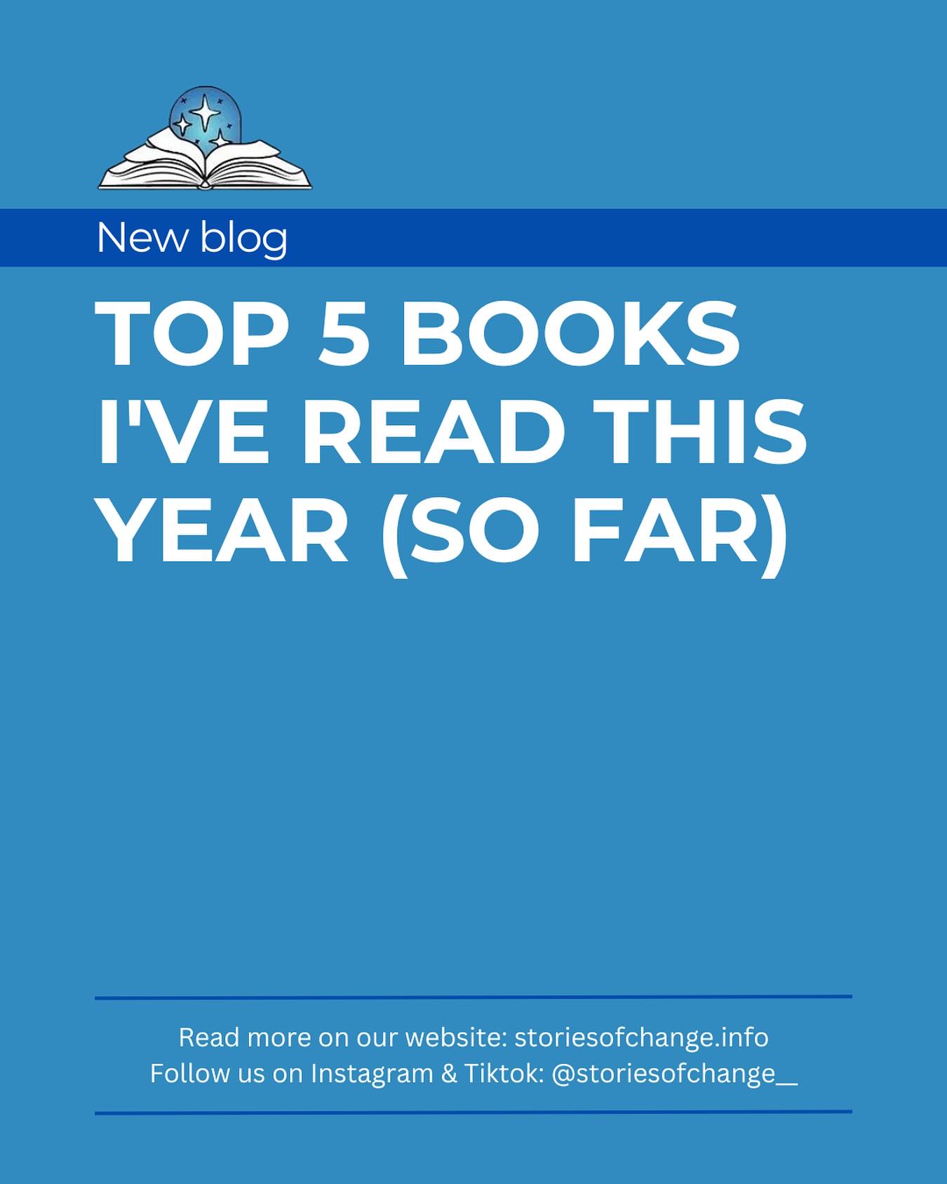 It’s time for a little mid year reflection on my favorite books that I have read this year!
Check out Claire’s blog on our website, storiesofchange.info
#bookstagram #share #readers #storiesofchange #onepageatatime #books #communitymatters #literacy #booklover #bookaddict #bookgirlie #fantasyreader #fantasy #romance #explore #foryou #viral #trend #Trending #booktok #bookcampaign #campaign #author #read #storiesofchange #onepageatatime #blog #stories #YouthVoices #change #storiesofchange