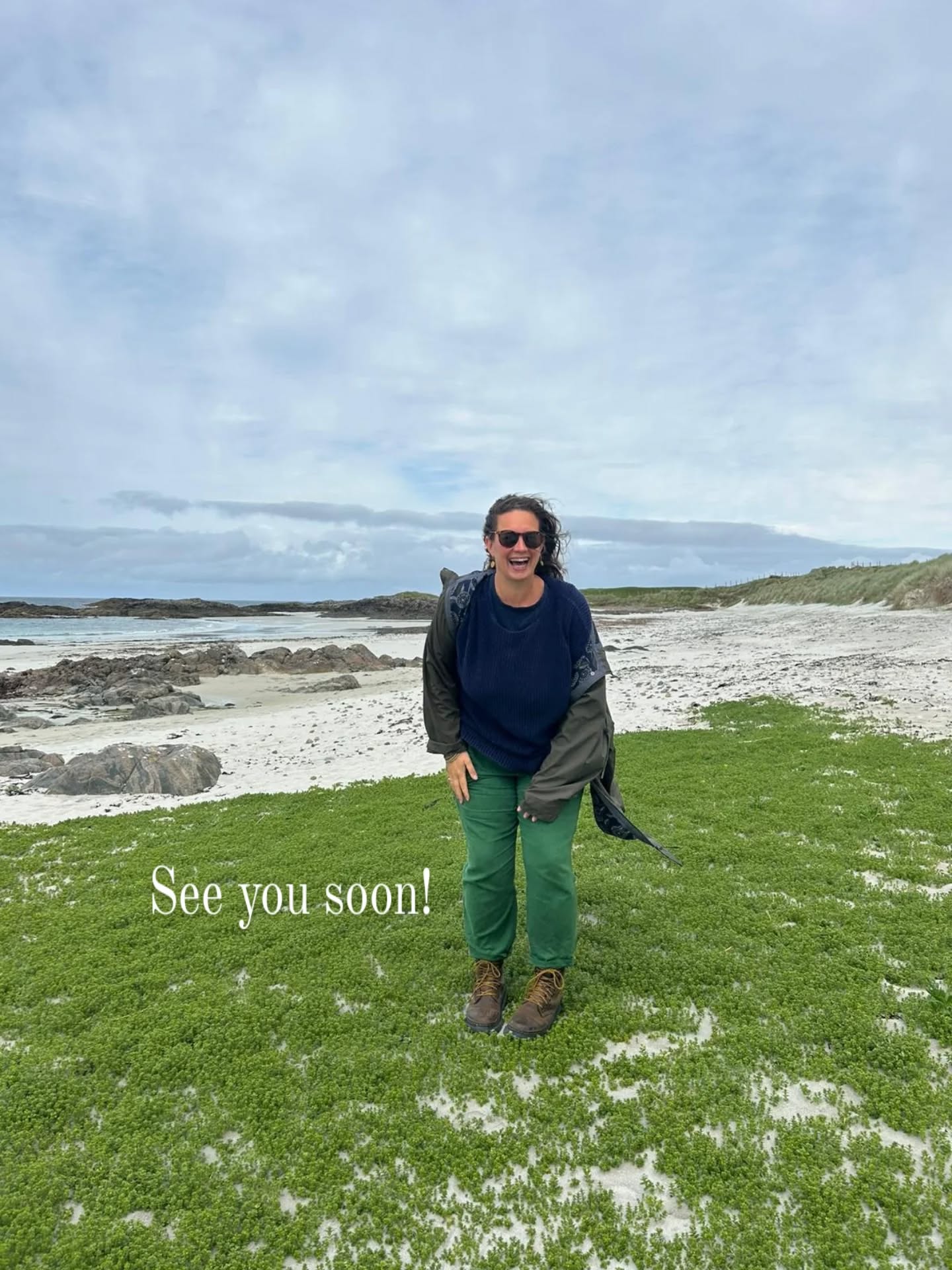 NOURISH BEGINS TODAY 👣🌿💚
I am posting from the glorious Isle of Tiree and waiting for our wonderful guests to join us for five days of scrumptious food, foraging, yoga, nature and water exploration with @mara_ocean_adventures! I'll be back next week to tell you all about it 🤗👍👉
