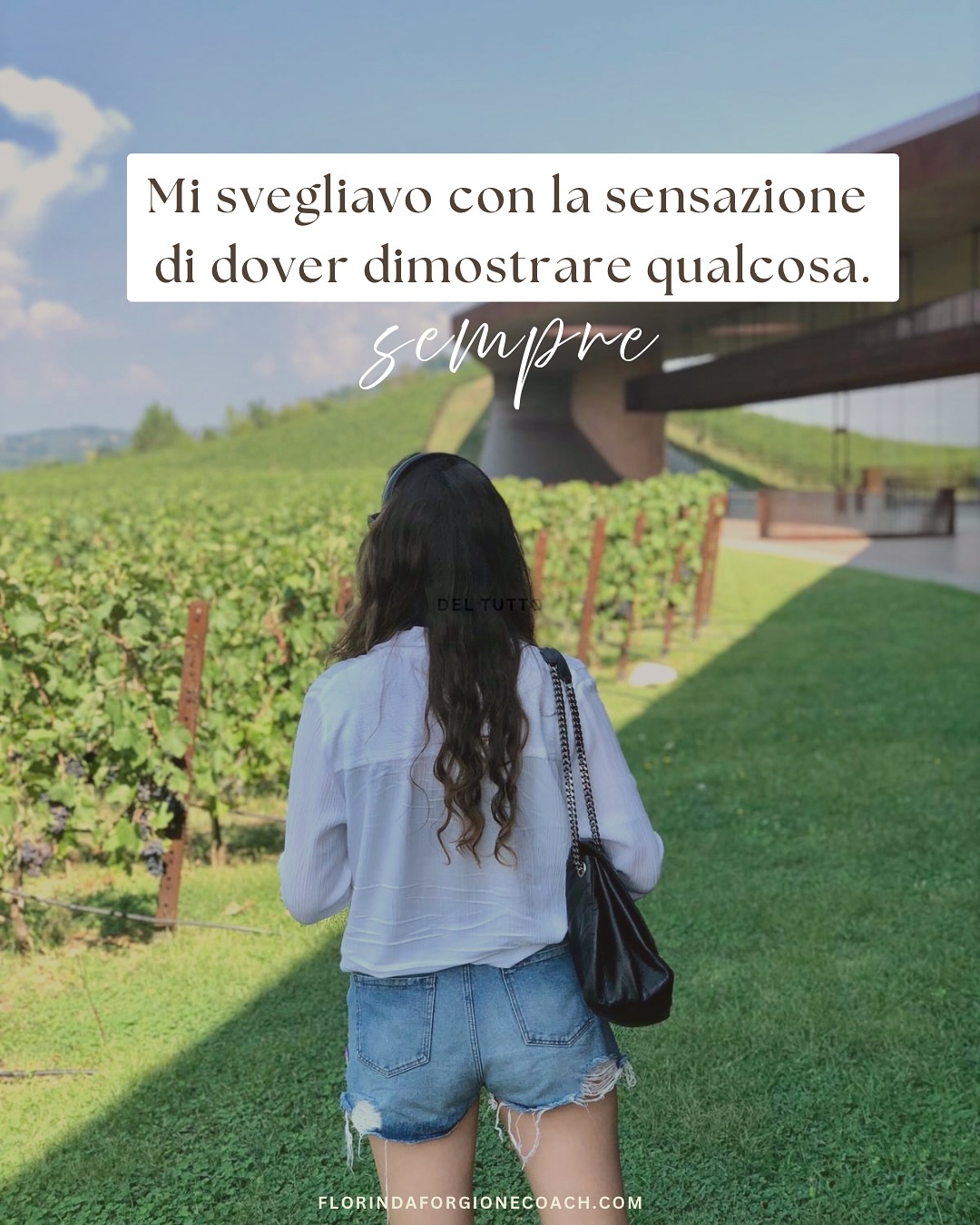 Per troppo tempo ho creduto che il mio valore si misurasse in risultati.
Che solo se continuavo a “fare”, a correre, a controllare…
allora sì, sarei stata all’altezza.
Ma dentro, mi sentivo vuota.
Come se stessi vivendo la vita di qualcun altro.
Il confronto ti consuma in silenzio.
Ti svegli e già sei in ritardo.
Sorridi, ma ti giudichi.
Funzioni, ma ti perdi.
Mollare la gara non è rinunciare.
È scegliere te.
È avere il coraggio di fermarti
per ascoltare chi stai diventando.
💌 Scrivimi “STOP” nei DM se vuoi mollare il peso della performance
e iniziare a vivere con presenza e direzione.
———————————
sentirsi indietro
vivere in automatico
confusione interiore
disconnessione
stanchezza emotiva
pressione invisibile
aspettative troppo alte
confronto continuo
perfezionismo silenzioso
voglia di cambiare, ma paura di farlo