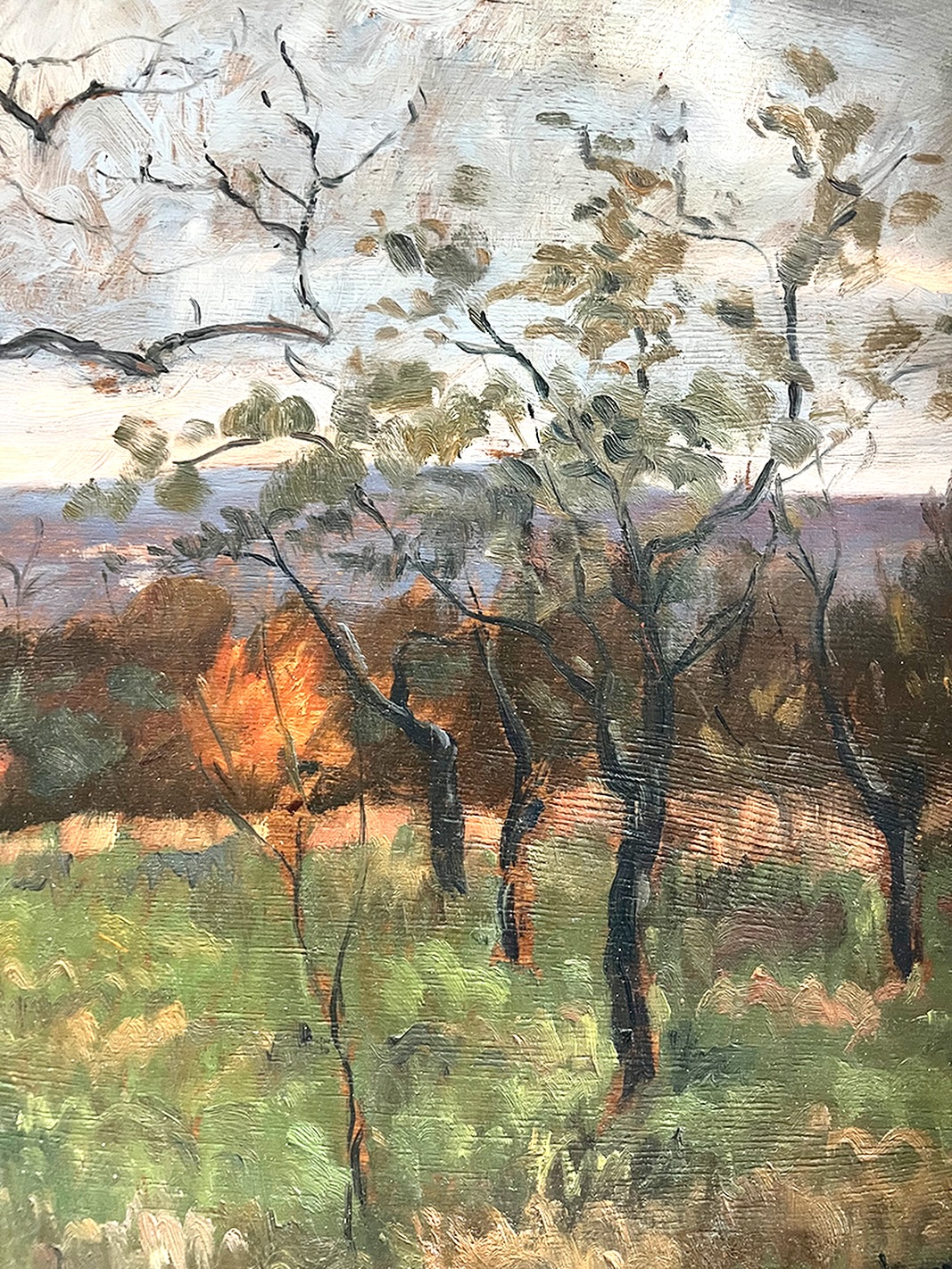 Détail
-
Paysage arboré
Huile sur panneau
signée en bas à droite : Maxime Juan 40
54 x 63 cm
45 x 54,5 cm sans cadre
Prix en MP