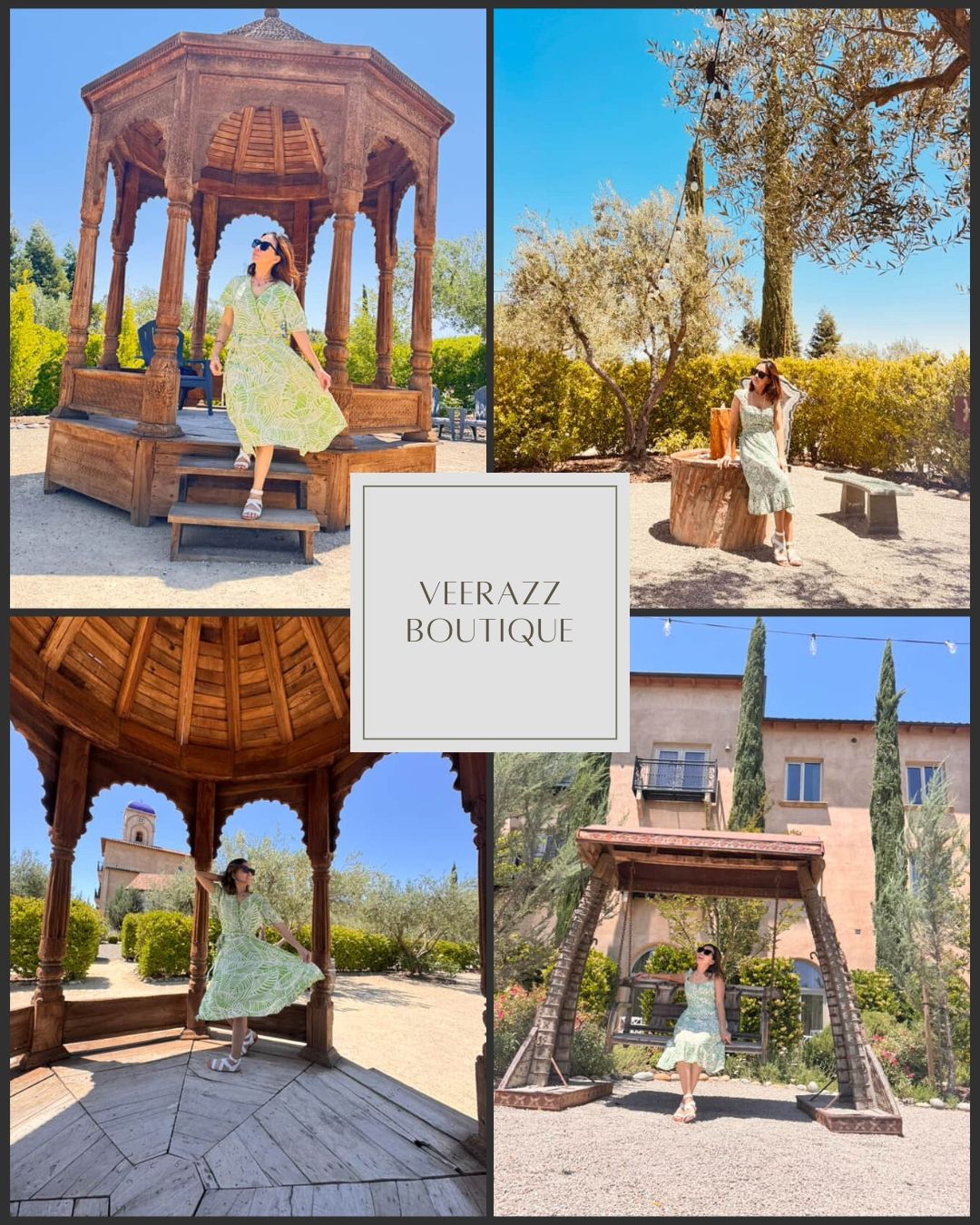 🌿 Sun-drenched days call for dresses that flow with ease and charm 🌿
A big thank you to the lovely @ma_ria_jd for capturing the beauty of her VEERAZZ finds and sharing these dreamy looks with us! ✨
👗 The Green Palm Dress – Effortless, breezy, and buttoned-up with casual polish. Whether you're wandering vineyards or brunching outdoors, this dress moves with grace and style.
🌿 Lightweight | Midi length | Pockets included!
👗 The Mint Eyelet Midi Dress – Feminine with a soft edge. Intricate detailing and an easy silhouette make this one a favorite for warm-weather escapes and garden get-togethers.
🌸 Adjustable straps | Lined | Subtle stretch for comfort
Each piece is part of our limited summer drop—curated with love for slow days and statement moments.
💚 Which look is your fave? Let us know below!
#VEERAZZboutique #summerstyle #slowfashion #womenwithstyle