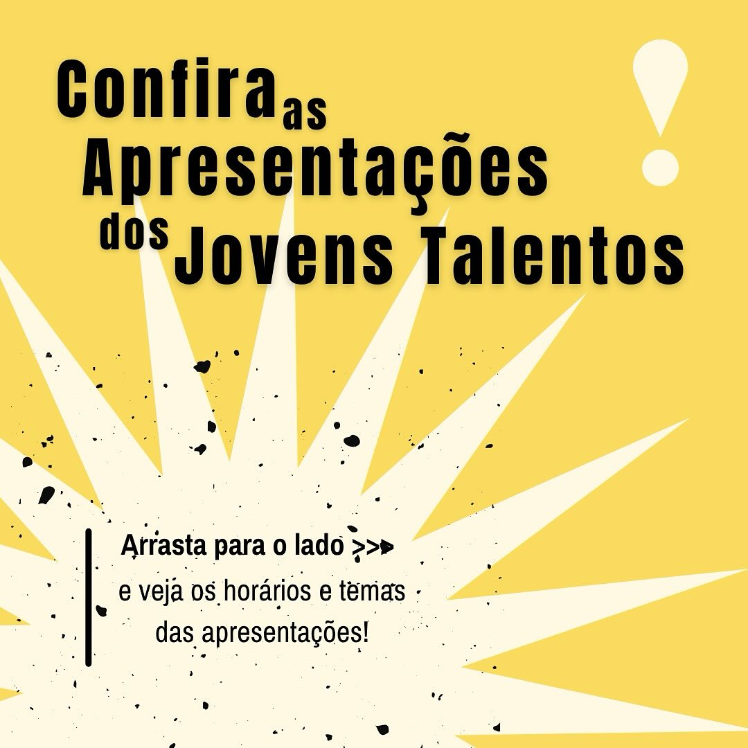 ✨ As apresentações dos Jovens Talentos já têm hora marcada!
Durante as manhãs dos dias 24, 25 e 26 de junho, você vai conhecer pesquisas incríveis que concorrem ao Prêmio João Valdir Comasseto 🏆
📍 Arraste para o lado e confira os horários, autores e temas das apresentações!
#viiiessete #jovenstalentos #pesquisacientífica #enxofreselêniotelúrio