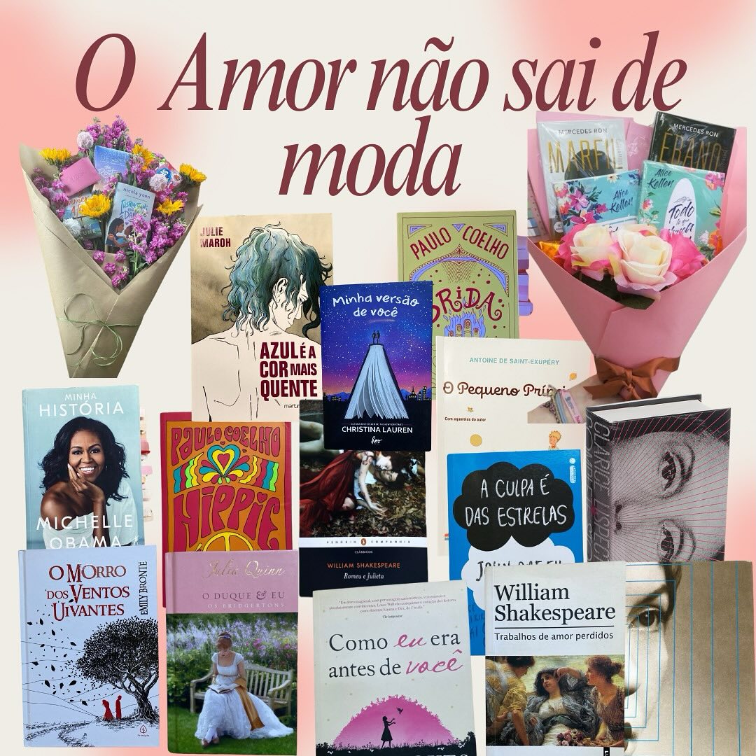 ❤️Nesses dias dos namorados, que tal presentear quem se ama com um buquê 💐 de livros 📚?
Trouxe dicas de 📚 para colocar nesse buquê 💐 especial!
Nunca se esqueça: o melhor presente para um leitor são os LIVROS!! 📚 📚📖📖
#diasdosnamorados #amor #buquê #livro #books #love #buquedelivros #presenteiequemvocêama #presentediadosnamorados❤️💑👫💐 #oamornuncasaidemoda #musicoflove #feed #bookstagrammer #bookinstagrammer #bookinspiration #doyourself