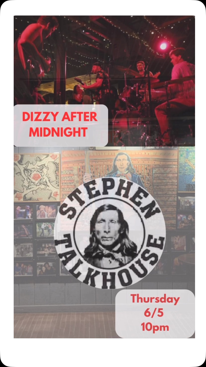 Thursday night at The Stephen Talkhouse — 10pm.
We’re back in Amagansett for a summer kickoff you don’t wanna miss.
Dizzy After Midnight hits the stage with special guest Jim Del on drums for the night.
Let’s make it a night to remember.
📍161 Main Street, Amagansett, NY
🕙 Thursday 6/5 – 10pm
#dizzyaftermidnight #stephentalkhouse #livemusicli #hamptonsmusic #longislandbands #amagansett #livemusicny #jazzfunkrock #thingstodointhehamptons #summervibes