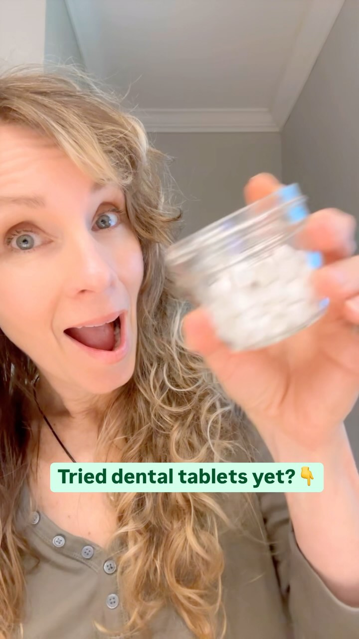 Dental tabs test drive! 🪥
I’m VERY picky about teeth care, but had to try because ughhh… the plastic tsunami!! 😫
(Not sponsored) but I chose @tanit.botanics tabs because they’re made in Canada 🇨🇦
- Plus they use xylitol! (The BEST for teeth! I actually rinse with xylitol after EVERY meal 😁)
- And hydroxyapatite (remineralizes teeth)
- And ‘cause my friend Carrie recommended them 🫶🏻
As an environmentalist - and because I’ve worked so hard to make eco products too - we all need to take steps to reduce our plastic use. So I’m IN for making this switch! 🌱
❓thoughts? Will you try dental tabs?
.
PS: Search for the Green Beauty Conversations podcast and listen in! I *guarantee* you’ll be inspired & learn something too 💖
.
#dentaltabs #ecofriendlyproducts #ecoinspiration #smallchangesbigimpact #canadamade #shoplocal
#plasticfree #greenisin