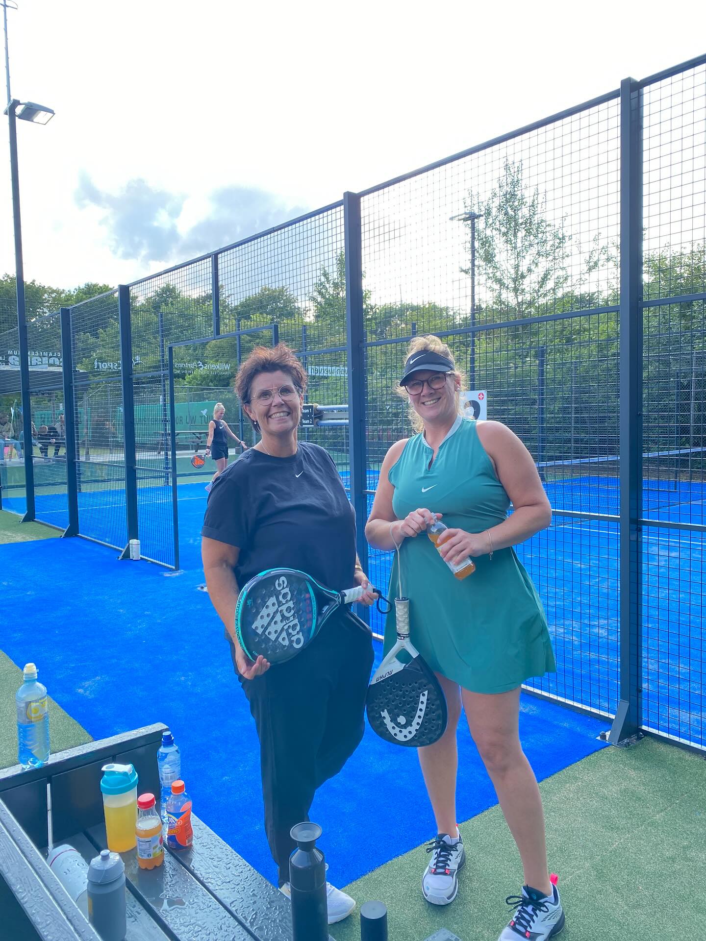 Next match Alice en Kim …