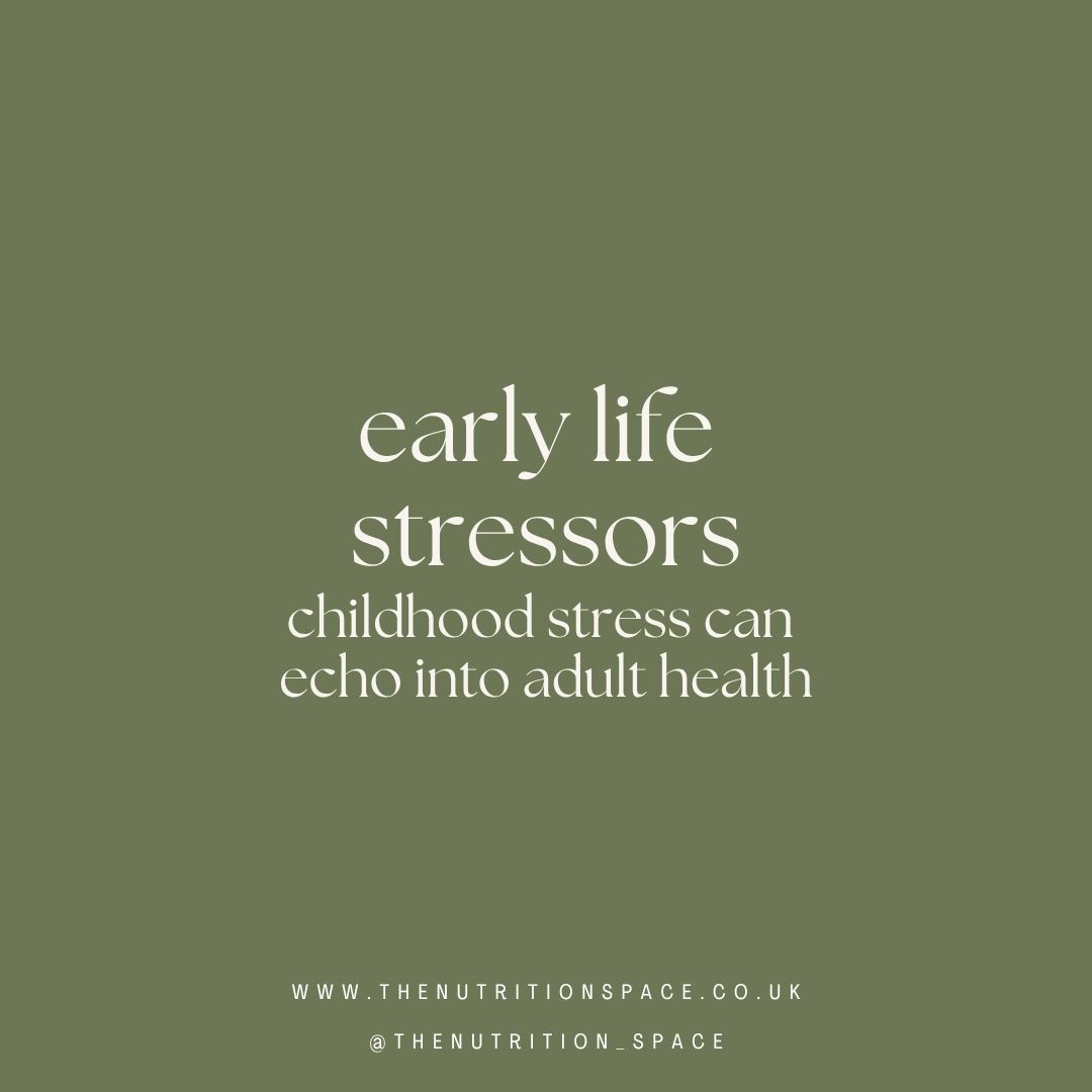 What happens in childhood doesn’t always stay in childhood.
The stressors we’re exposed to early in life - even if we don’t fully remember or recognise them - can have profound effects on how we grow, how we think, and how our bodies function into adulthood.
Early life stressors can include:
• Lack of emotional safety
• Unstable or unsafe home environment
• Verbal, emotional, physical or sexual abuse
• Neglect or inconsistent caregiving
• Poverty or food insecurity
• Moving homes or schools frequently
• Parental divorce or loss of a parent
• Living with someone with mental illness or substance misuse
• Bullying
• Exposure to violence or chaos
• Chronic illness (self or family member)
• Feeling unseen, unheard, or unsupported
These experiences can shape the development of the nervous system, stress response, immune system, gut health, and even gene expression. Over time, this dysregulation can contribute to chronic illness, including:
• Autoimmune conditions
• Digestive disorders
• Anxiety & depression
• Hormonal imbalance
• Fatigue & burnout
• Cardiovascular issues
• Metabolic concerns like blood sugar imbalance or weight fluctuations
Understanding the link between early life stress and adult health is not about blame - it’s about awareness and empowerment. When we see the full picture, we can start addressing the root causes of chronic symptoms rather than just managing them.
✨ This is where a Functional Medicine and Nutritional Therapy approach can be powerful - helping you piece together your unique story and offering a path forward to healing through nutrition, lifestyle, and emotional support.
#earlylifestress #childhoodadversity #chronicillness #traumainformedcare #nutritionaltherapy #functionalmedicine #emotionalhealth #gutbrainconnection #healthfromwithin #traumaandhealth #adversechildhoodexperiences