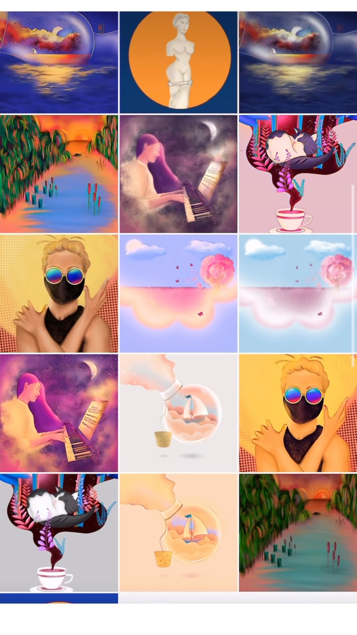 Always keep a positivity folder, a place where you collect things that make you happy or remind you of what you’re proud of.
I often struggle with feeling like my work isn’t good enough or that I’m not producing enough. A couple of years ago, I created a folder on my phone filled with digital pieces I made during that time. Looking back through it never fails to lift my mood, it reminds me that I am creating, working hard and that there’s a lot to be proud of.
🎨
#alwaysworkinghard #alwayscreating #alwayspainting