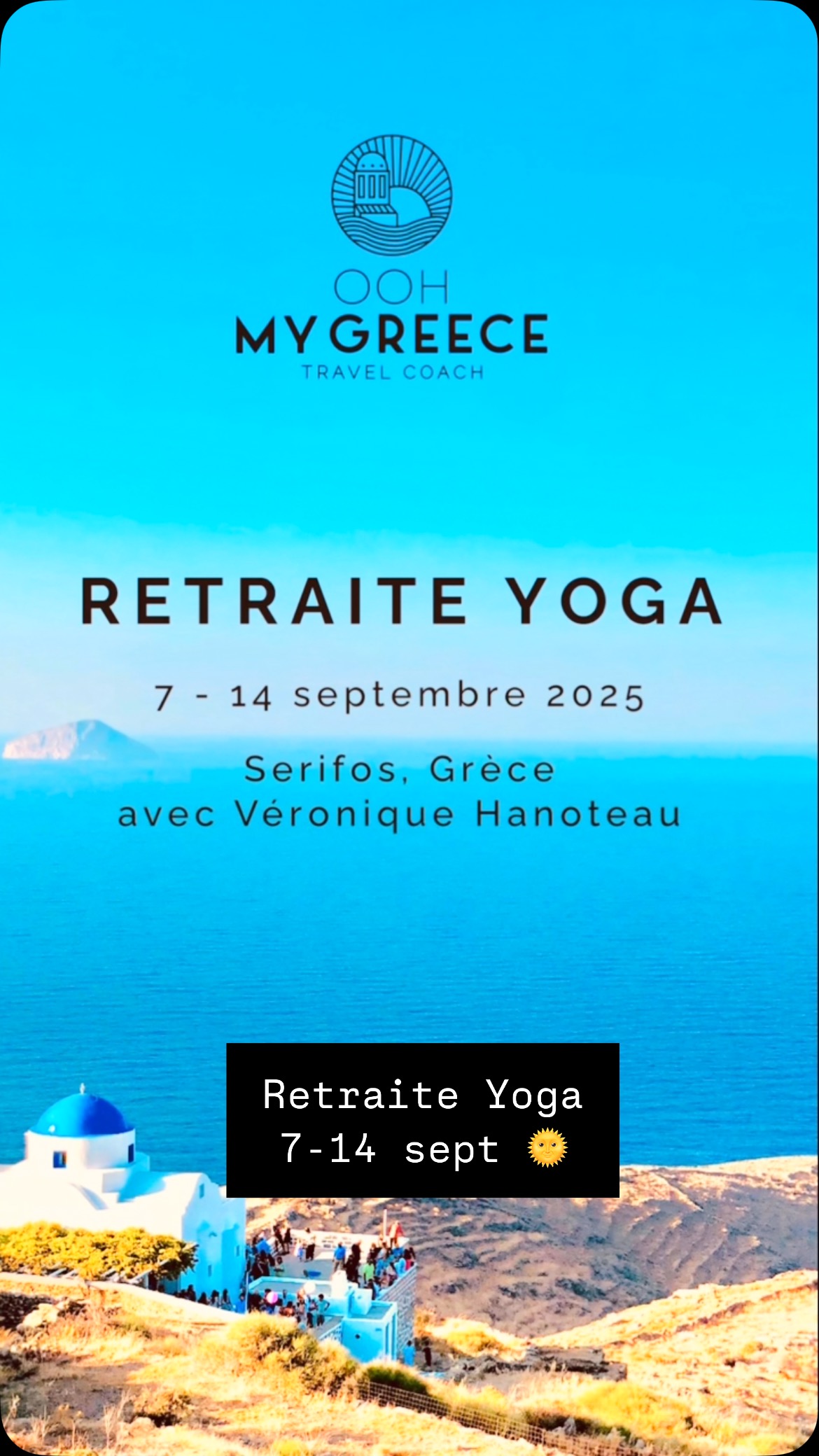 Une île a 70 plages. La lumière grecque. Le soleil de septembre. La mer Égée. Se ressourcer. Prendre le temps pour soi. Marcher à la plage. Ou vers le village.
Ou rester à la piscine. Faire un atelier de céramique. Ou décider de découvrir une deuxième île dans la journée. Et tout ça avec du yoga au début et fin de journée pour retrouver toute son l’énergie vitale. Et si vous vous offriez cette semaine de grâce, à 2hrs d’Athenes ?🧘🏻♀️🌞#retraiteyogagrèce #yogaretreats #yogagreece #cycladesyoga #cyclades_islands #rentree2025_2026 #septemberbreak #greeksummer #traveloffseason #kundaliniyoga #asthangayoga #meditationpractice