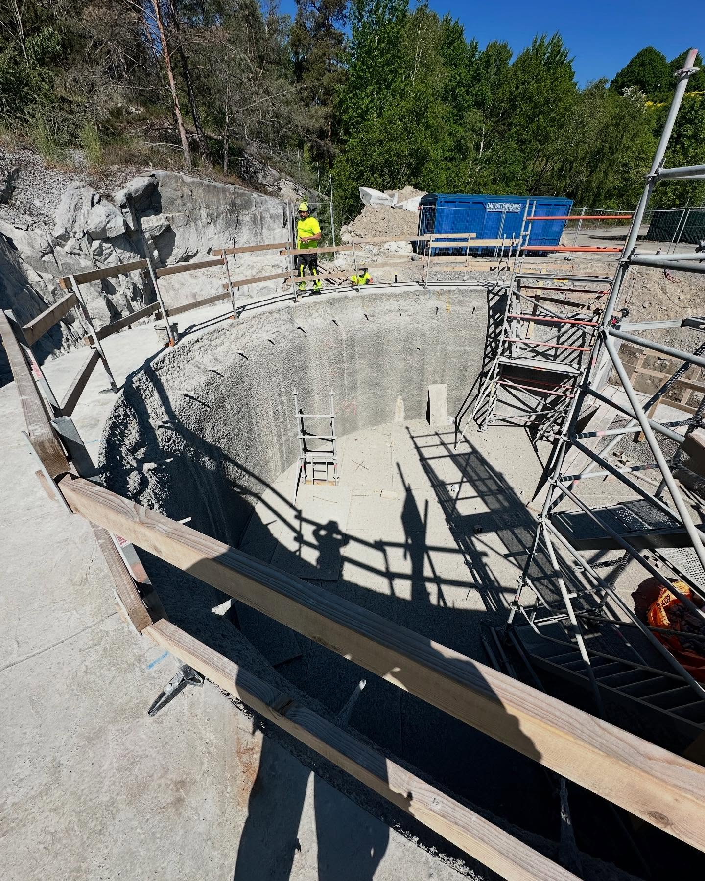 Tidigare den här veckan startade vi upp ett riktigt roligt projekt i förbifart Stockholms ventilations torn.