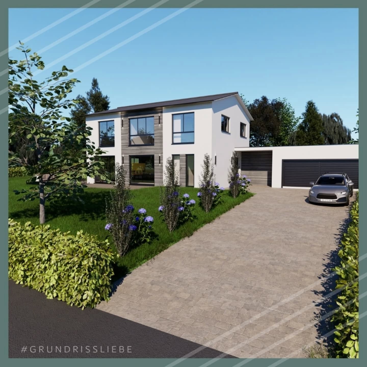 159m² - Einfamilienhaus: ein lichtdurchfluteter Wohnbereich ist das Highlight der Planung, gemütlich mit Sichtbalkendecke, hell und sonnig auf Grund der viele, grossen Fenster 🤩
Mein Highlight? Hm, ich liebe den Durchgang Technikraum/Garage, aber die Couch im offenen Wohnbereich mit Blick auf den Kamin und in den Garten durch die grossen Terrassentüren - perfekt!
Was würdet ihr wählen?
#grundrissliebe
#FertighausWeiss #Hausbau #grundriss #Grundstück #planung #Holz #Holzhaus #Nachhaltigkeit #Satteldach #sichtbalken #Kamin #Garten #Aussicht