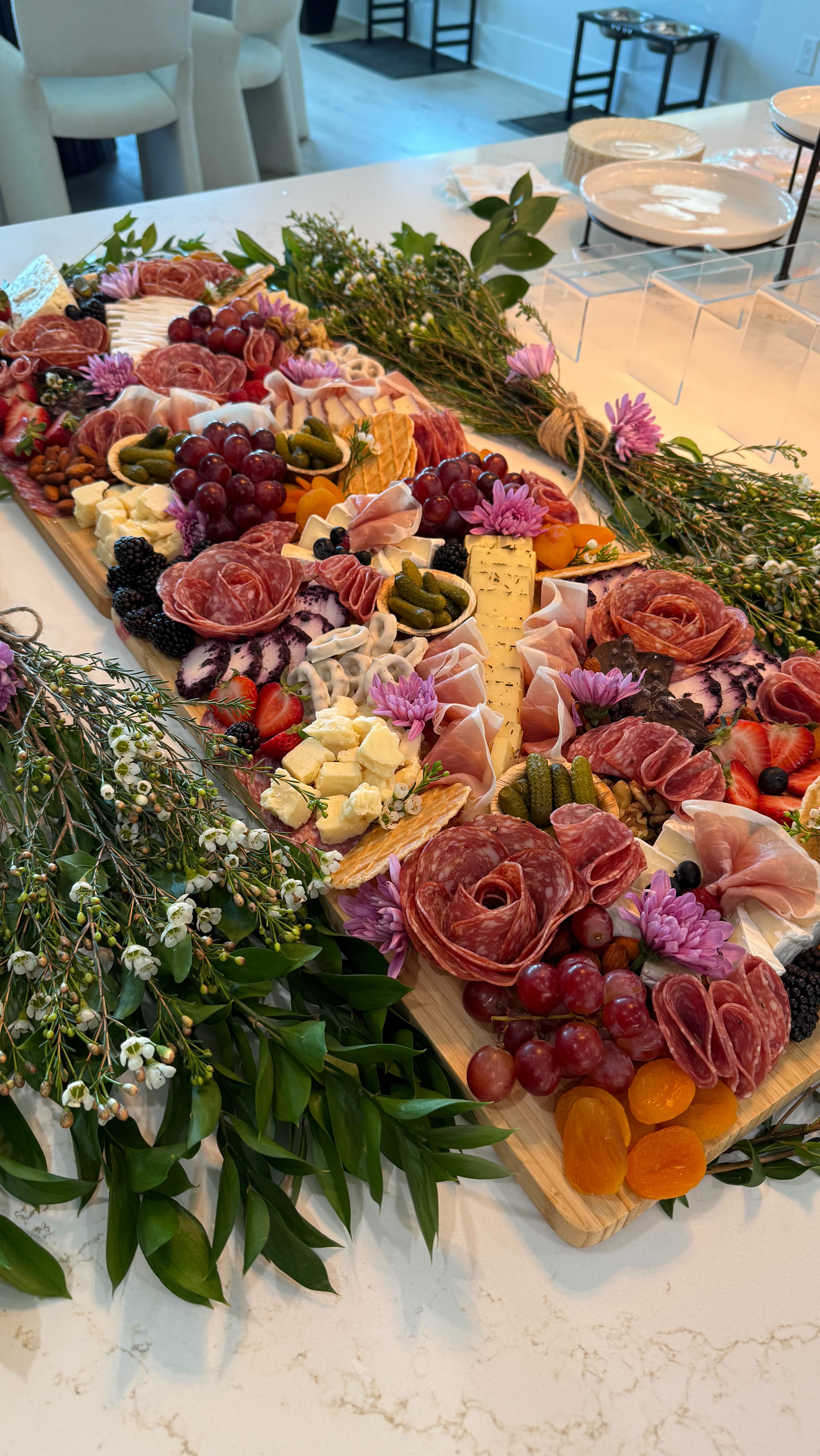 This weekend’s Mini Grazing Table at a dreamy lake house was the perfect pairing of beautiful views + delicious bites! Quick to set up for up to 40 guests, easy to enjoy, and guaranteed to impress—whether it’s a baby shower, bridal brunch, or birthday bash!
🧀💐 Big flavor, minimal fuss. Tap the link in bio to book yours! Set up in less than 30 minutes!
#MiniGrazingTable #GrazingTable #LakeHouseVibes #CharlotteEvents #GrazingGoals #CheesePlease #Charcuterie #CharcuterieBoard #Cheese #CheeseLover #CltEats #CharlotteEats #CltSmallBusiness #CltFoodie #CharlotteBusiness #SupportLocalClt #CltEvents #CltFoodie #QueenCityEats