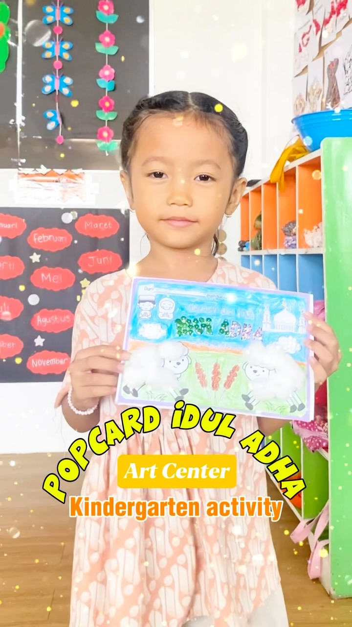 Membuat Popcard Hari Raya Idul Adha untuk Ayah dan Bunda dirumah 🫶🏻
.
#binsaniaschoolbintaro #siswatk #sekolah #tamankanakkanak #binsaniaschool #kindergarten #funlearningactivities #tk #creativity #kidsideas